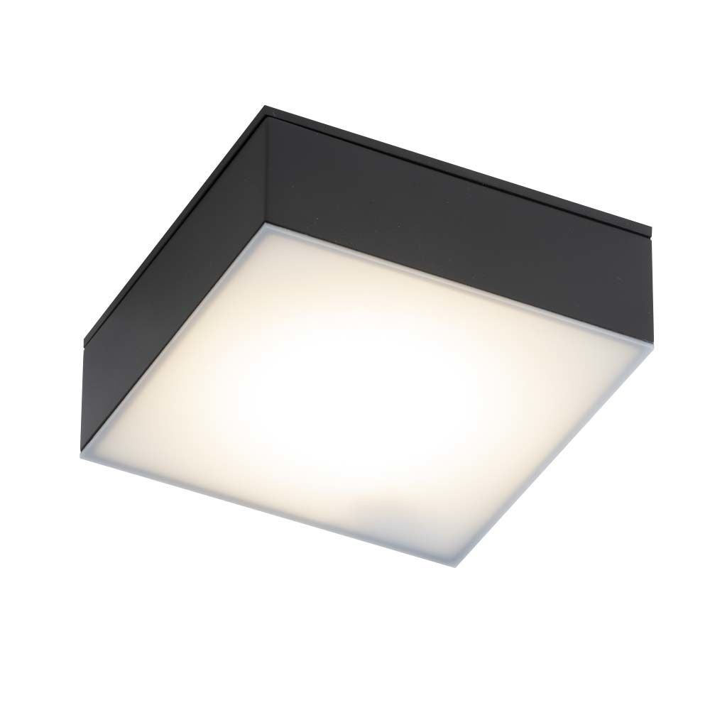 Spot łazienkowy nowoczesny czarny kwadratowy ciepła barwa LED 10W TOTTORI 8057 Shilo