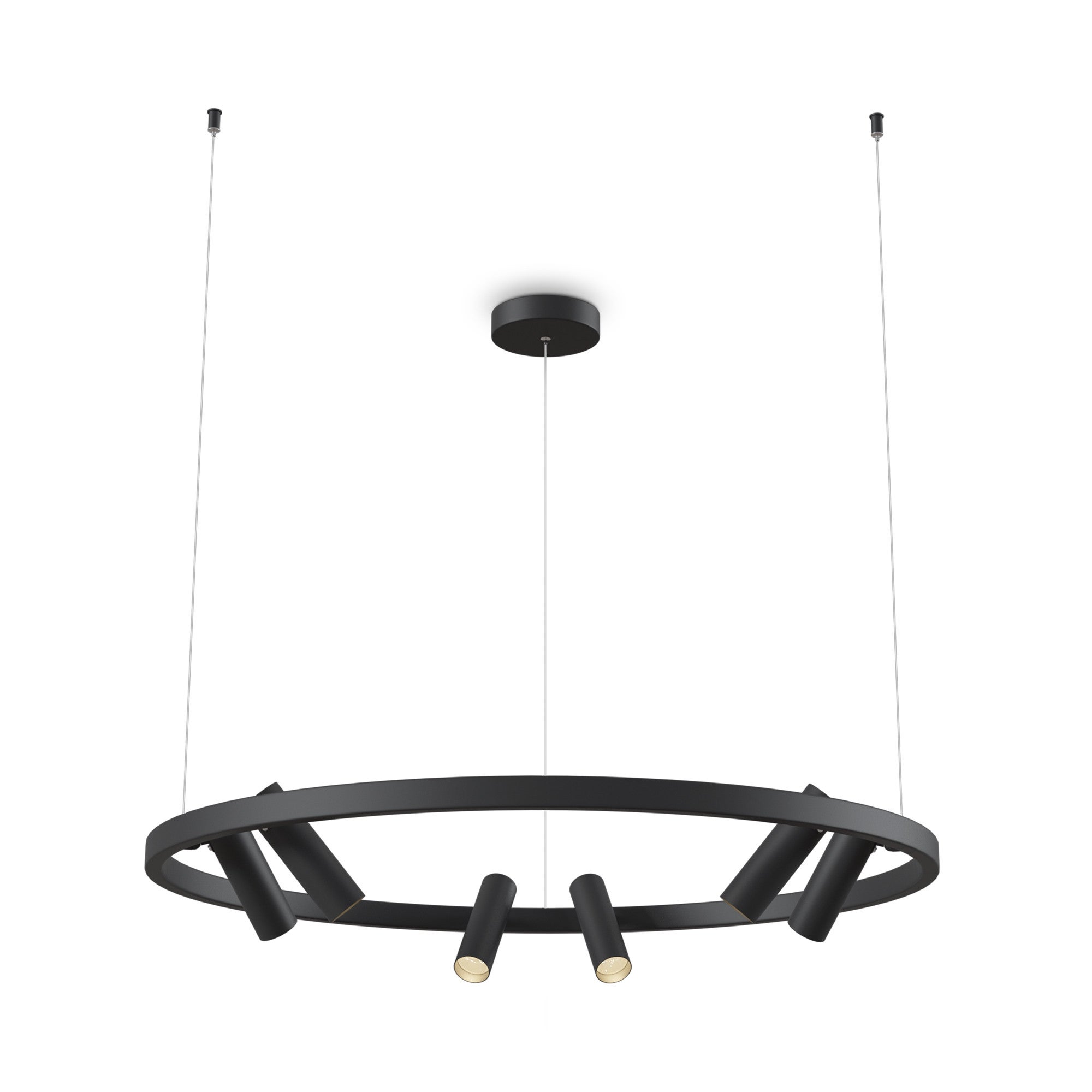 Lampa wisząca okrągłą z reflektorami Satellite Maytoni MOD102PL-L42B