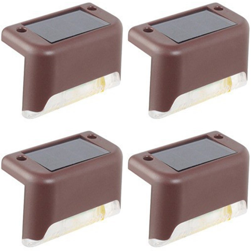 4 lampy solarne schodowe, wodoodporne, LED, do ścieżek/ogrodu.
