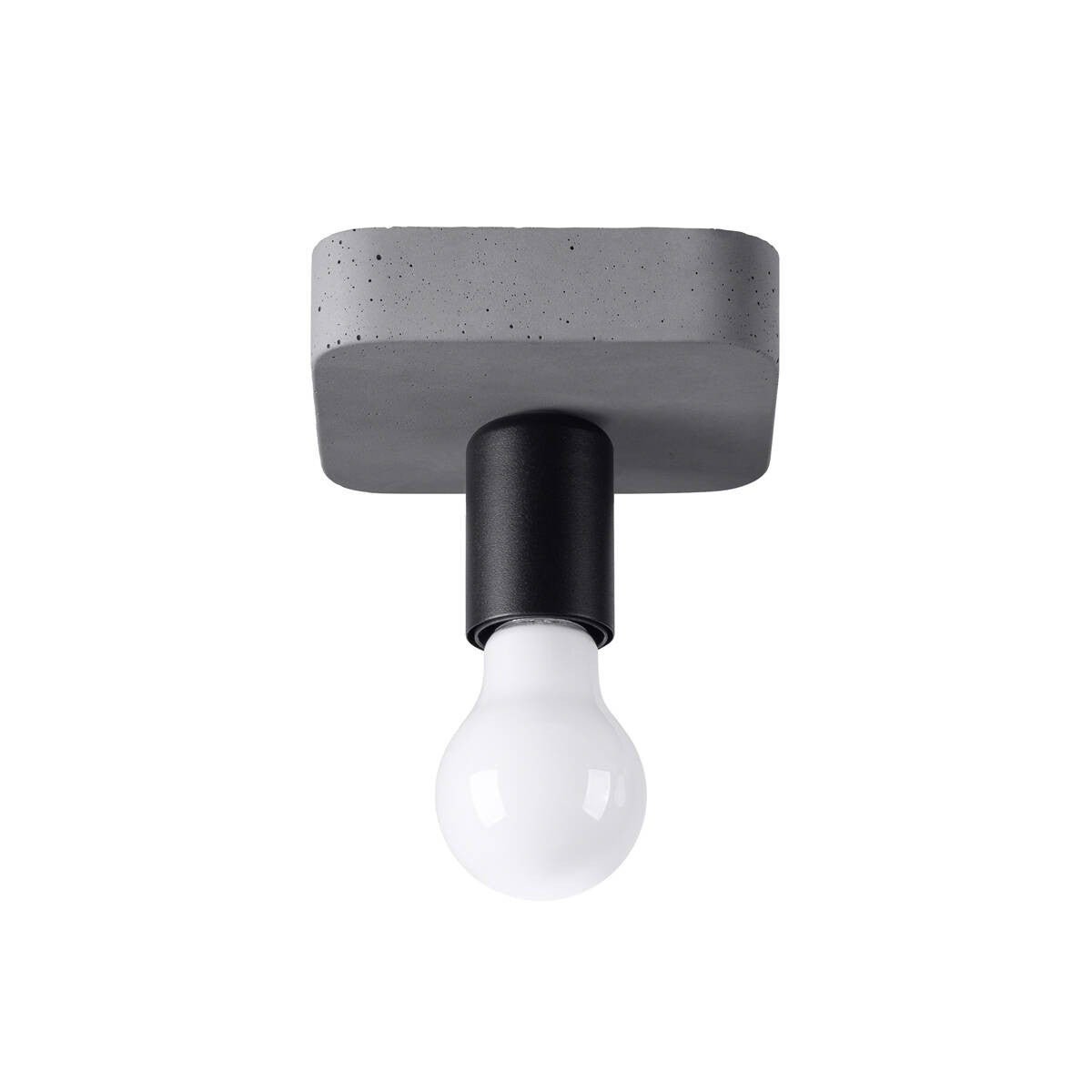 Lampa sufitowa industrialna szara TAVO 1xE27 15W SL.1156 Sollux Lighting