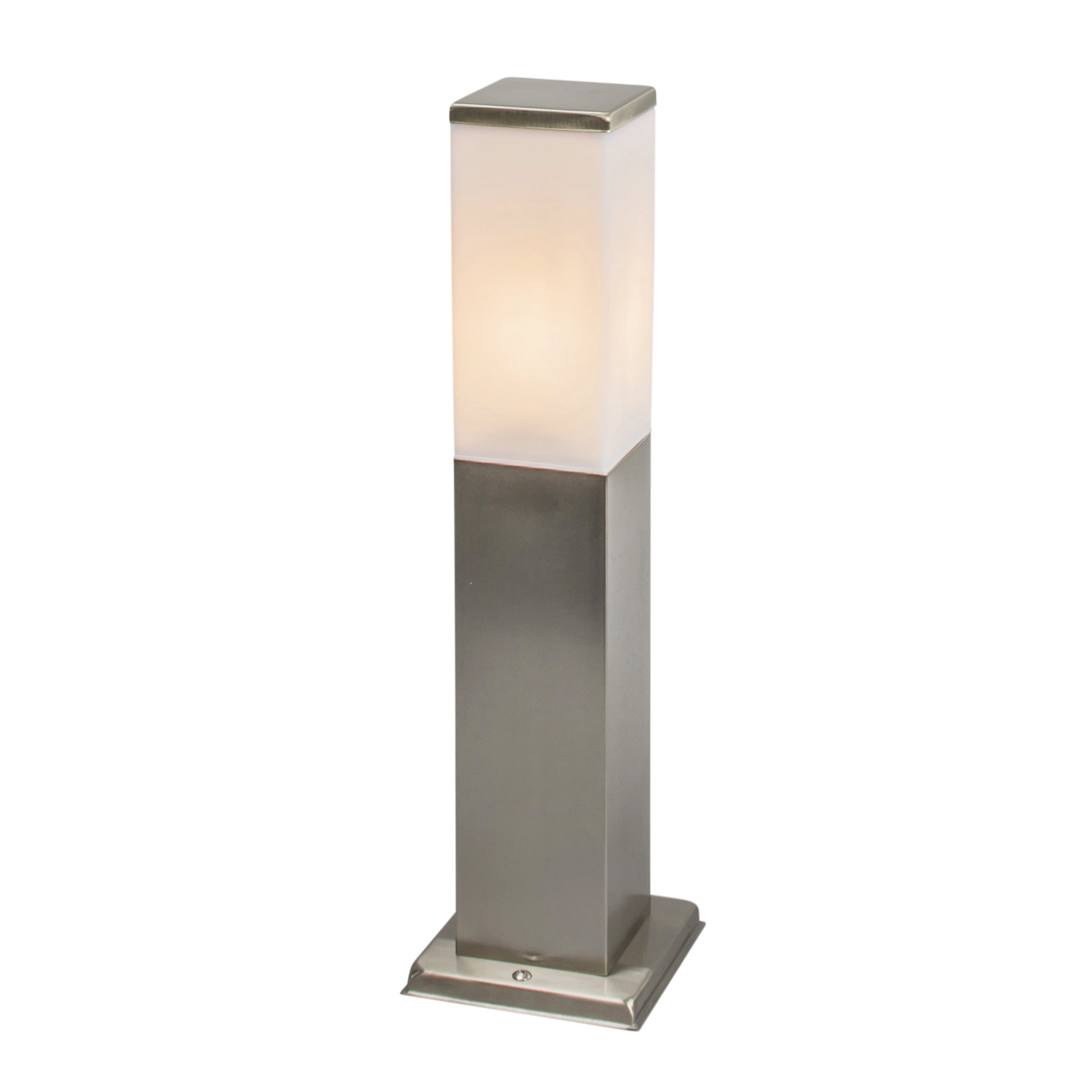 Qazqa lampa słupkowa do ogród - Malios - stal, max. 60w, kompatybilny z żarówką LED, e27, 45cm, IP44