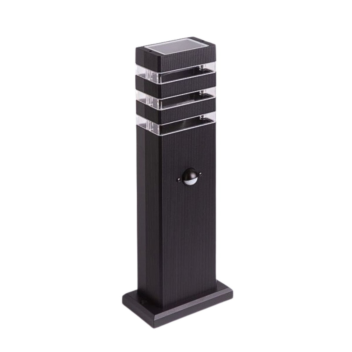 Lampa ogrodowa stojąca Słupki czarna 1xGU10x35W IP44 wym: 40 x 11 x 6,5 cm aluminium Ecolight