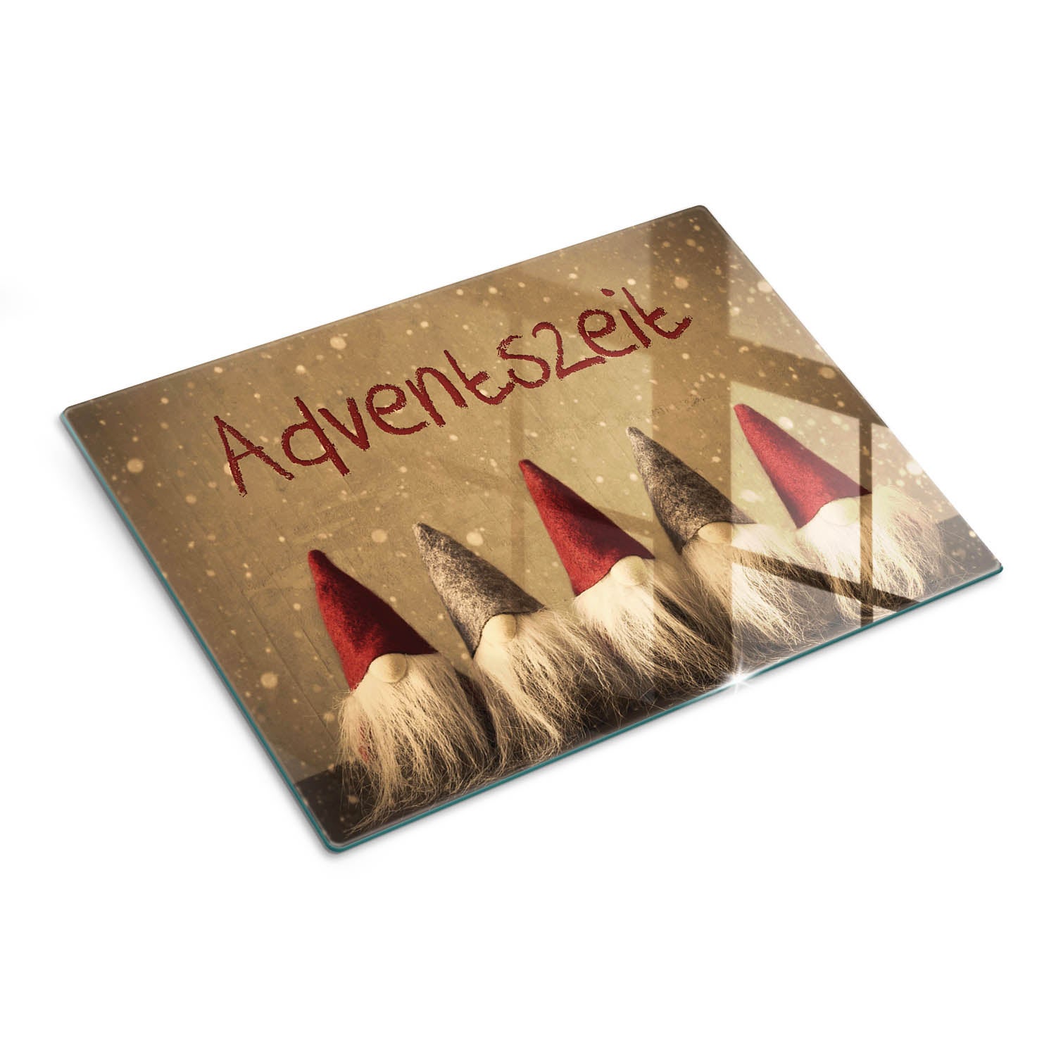 Dekoracyjna płyta szklana do kuchni z eleganckim wzorem - Adventszeit - 30x40 - Tulup