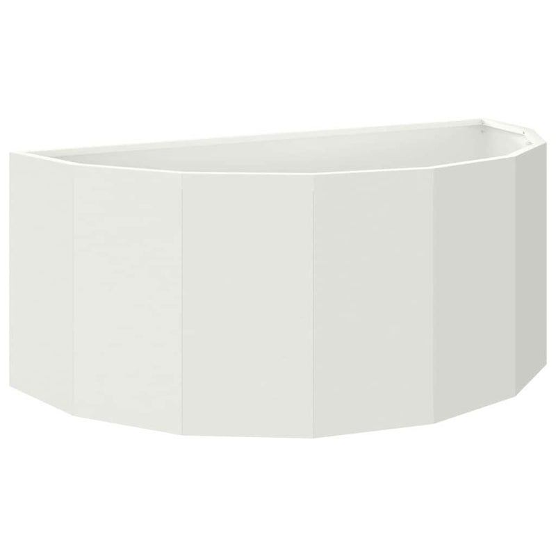 Donica Biały 90 x 45 x 35 cm Stal