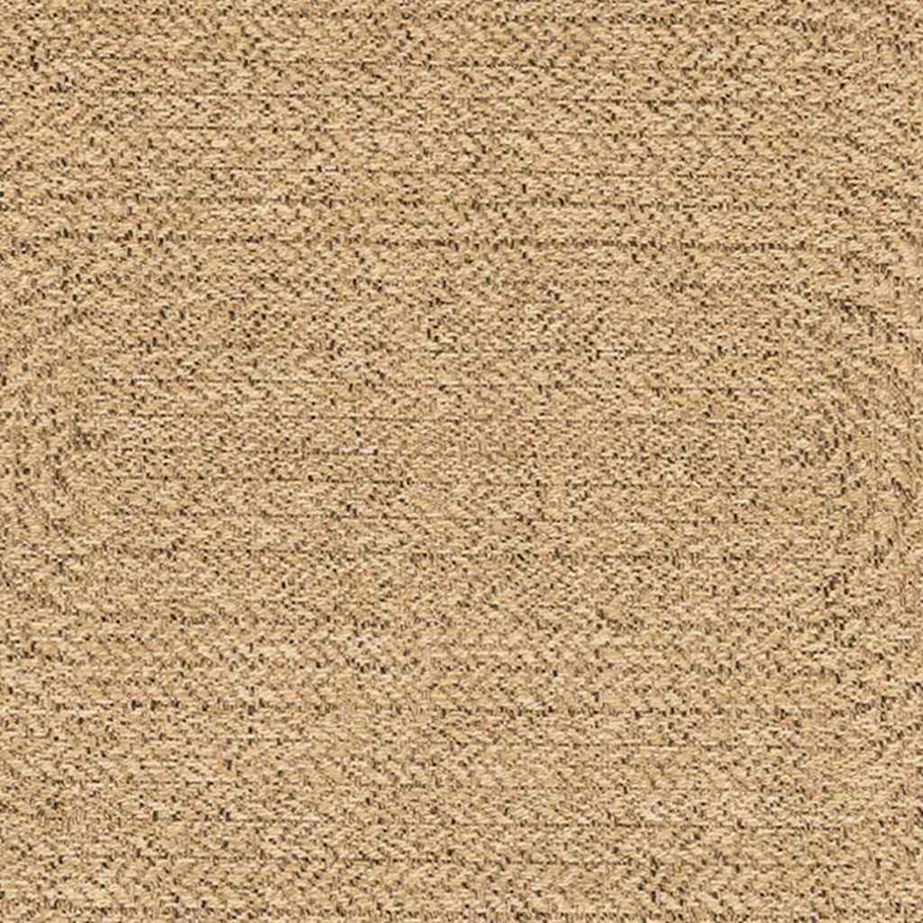 Dywan Zewnętrzny Owalny 140x200 cm Brązowy na Taras do Ogrodu Odporny na UV