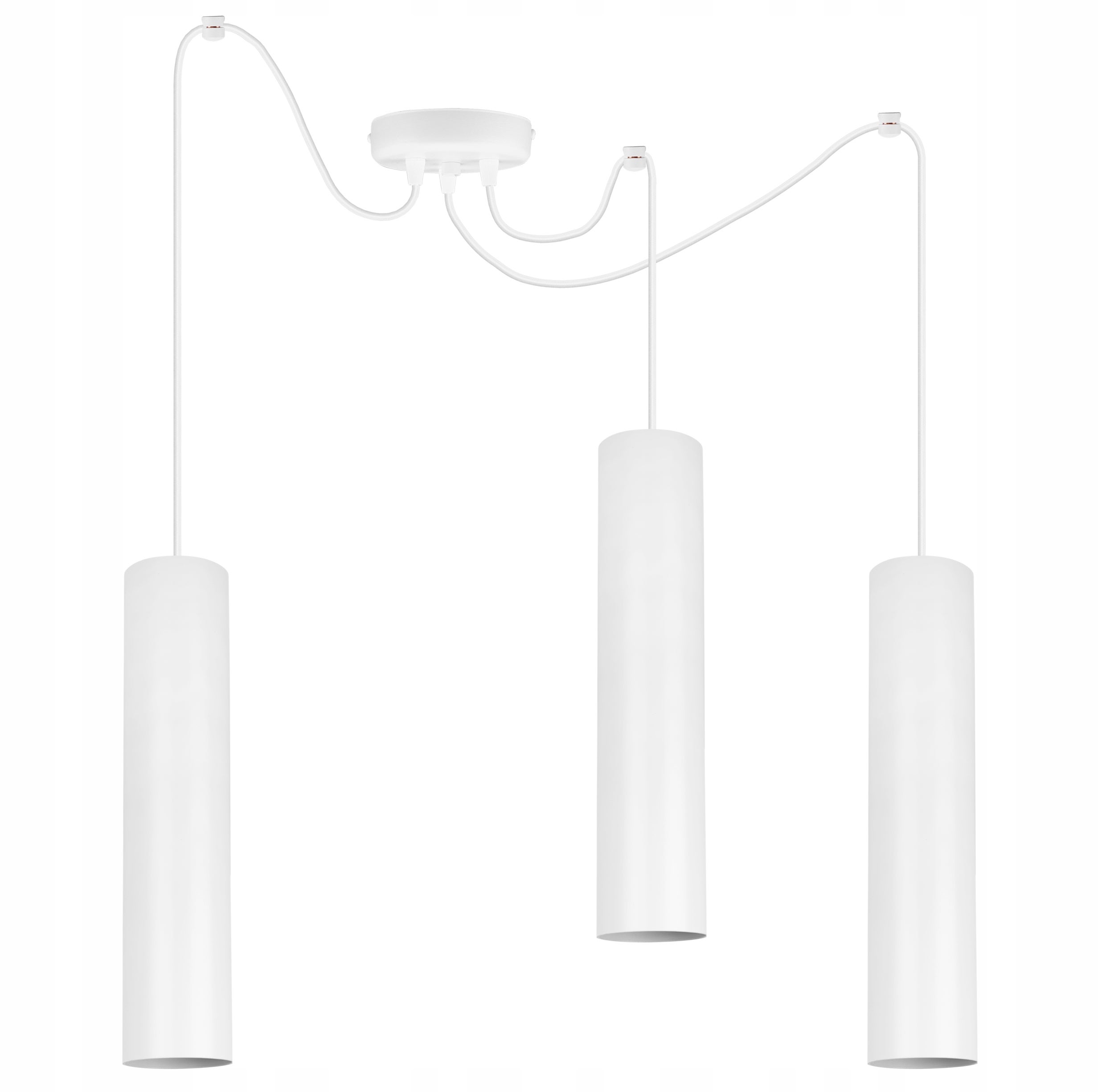 Lampa sufitowa wisząca Light Home LH Spider Tuba 3x GU10 20W biały
