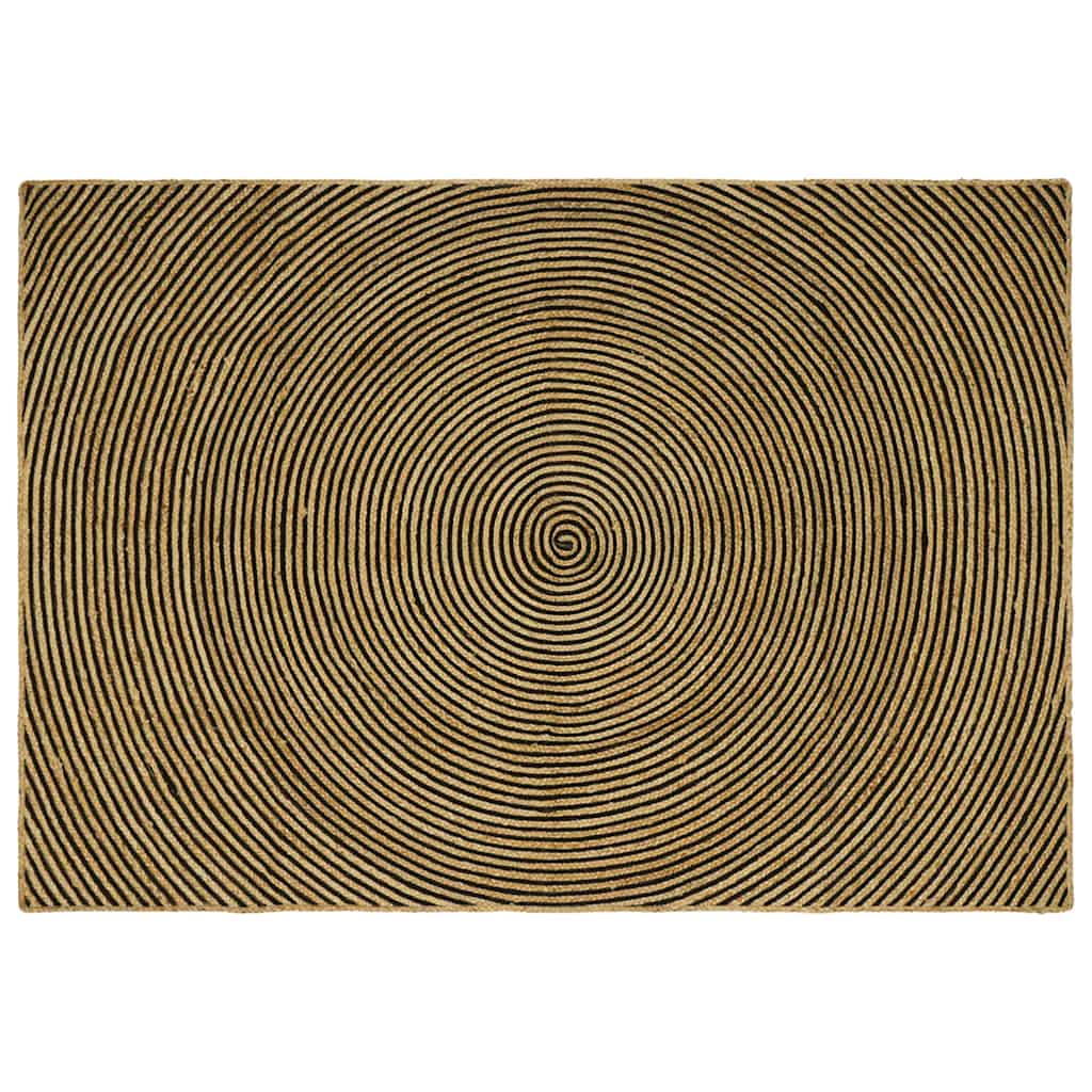 Dywany pokojowe Czarny 240 x 340 cm Juta vidaXL