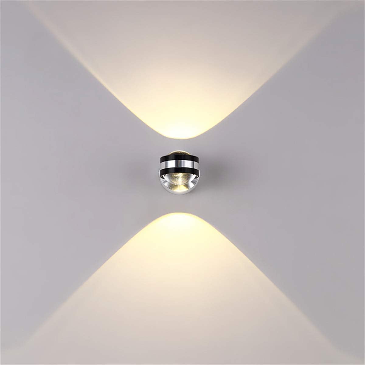 Kinkiet wewnętrzny LED 6W, lampa dekoracyjna, oryginalny i kreatywny, nowoczesny design, aluminiowe oświetlenie do sypialni