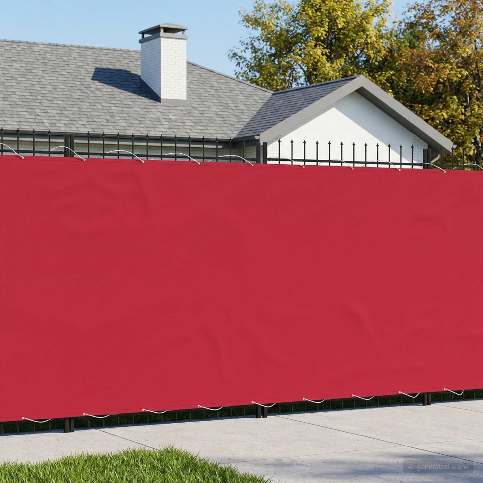 Ekran Prywatności Balkonowej 180 x 500 cm Tkanina z powłoką PU vidaXL