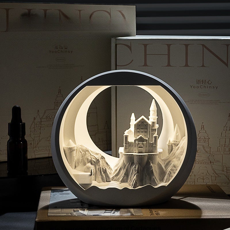 Aromaterapeutyczna lampka nocna,bezpłomieniowy dyfuzor aromaterapeutyczny (zawiera 10 ml olejku eterycznego z białej herbaty Westin