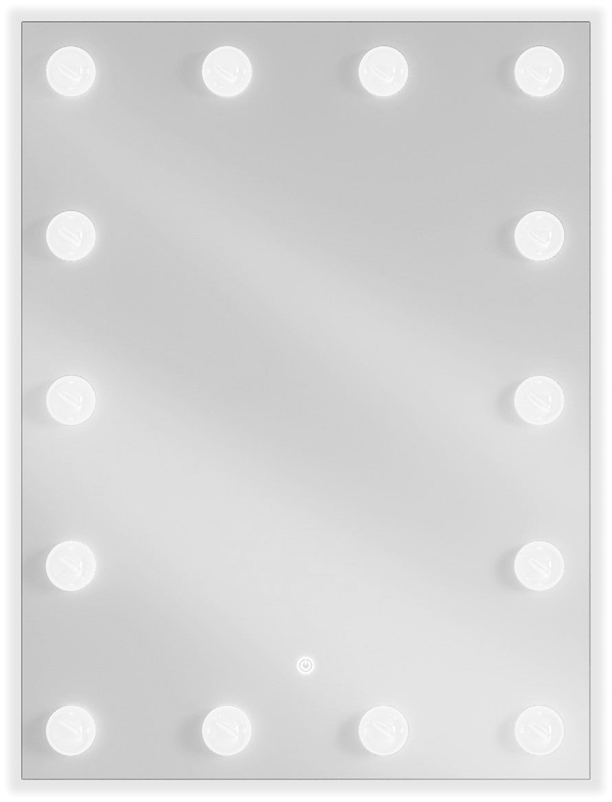 Mexen Dona lustro łazienkowe podświetlane 60 x 80 cm, LED 6000K, antypara - 9818-060-080-611-00