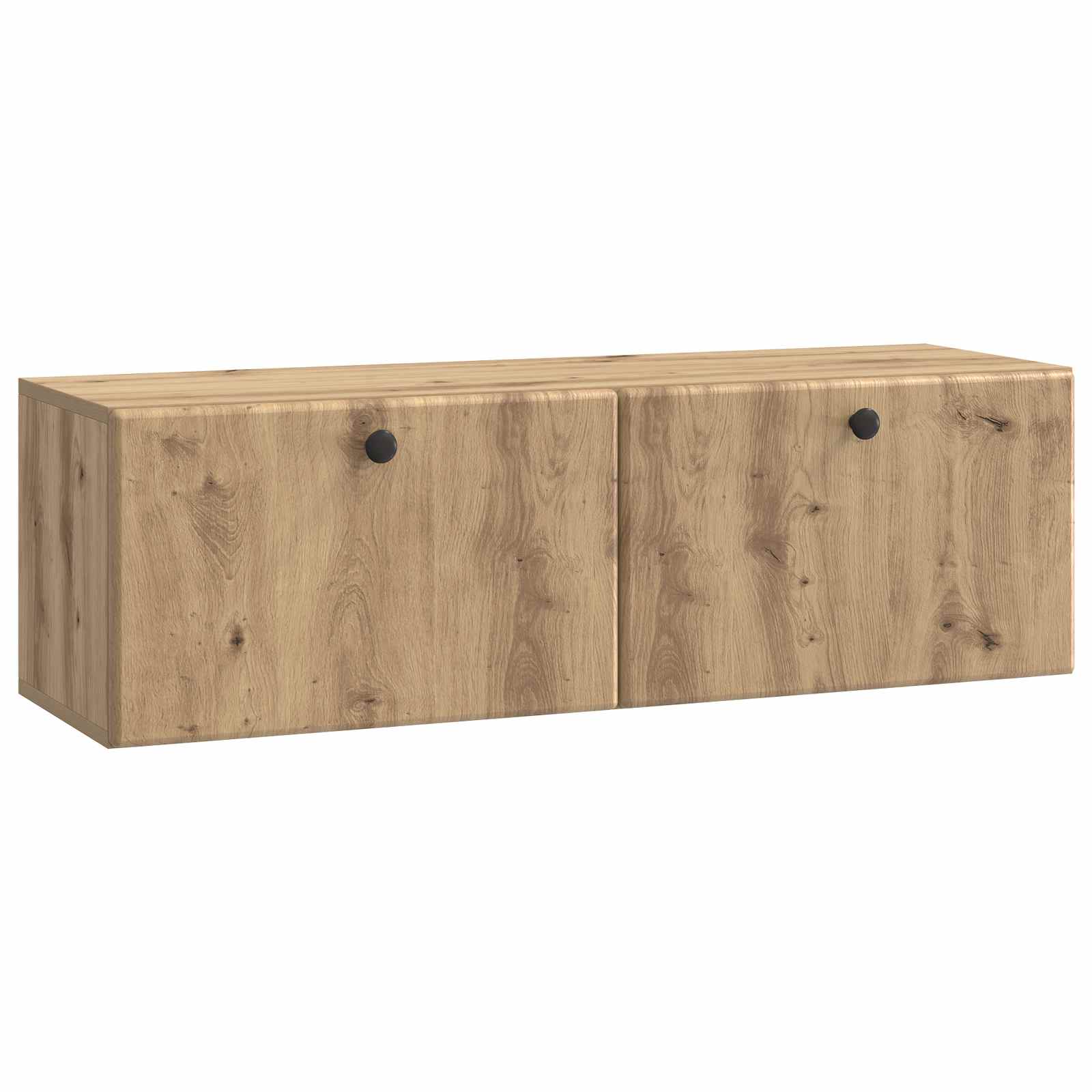 Szafka RTV montowana na ścianie 98 x 31 x 30 cm Dąb artisan
