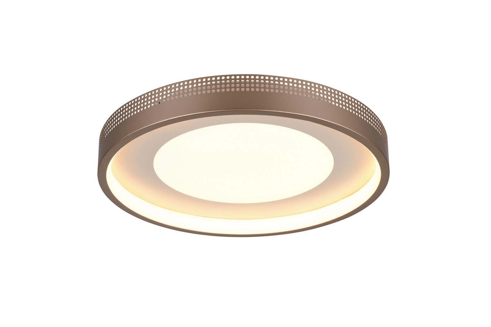 Plafon LED SOLEA 36W tworzywo sztuczne kawowo-biały wym:7,5x40x40cm IP20 Trio