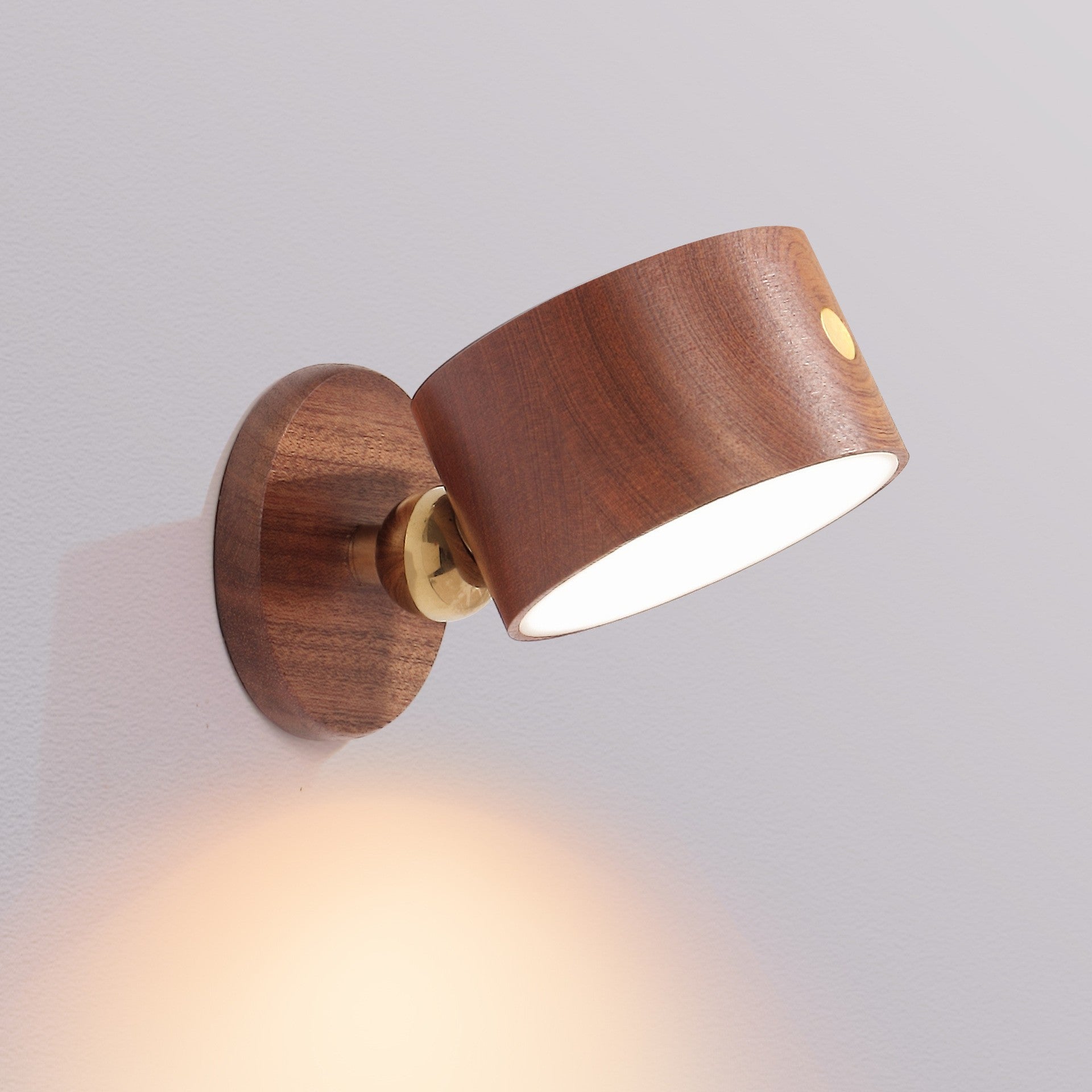 Magnetyczna lampa ścienna, bezprzewodowa lampa ścienna LED do czytania, lampa ładowana przez USB, przyciemniana lampka nocna