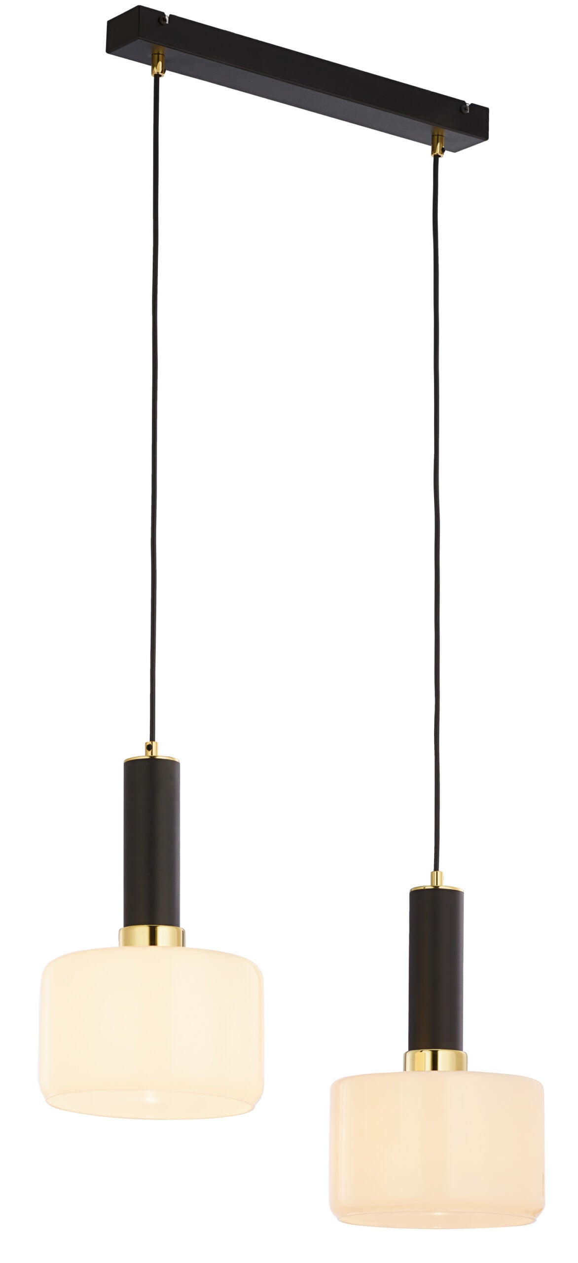 Lampa wisząca VANES Jupiter złoto/czarny E27 52x20x39-80cm 1 szt.