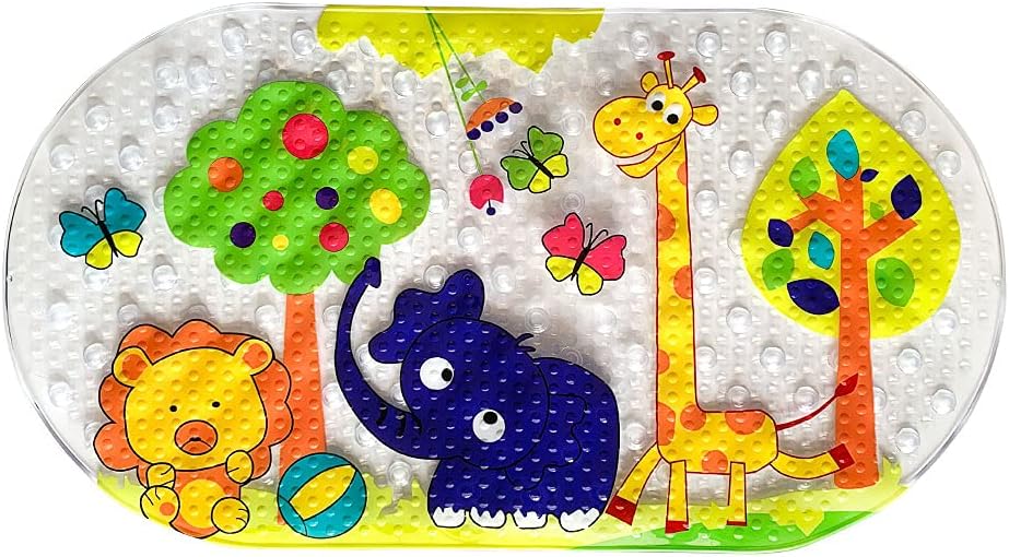 Mata łazienkowa do brodzika, 39 cm x 69 cm Antypoślizgowa mata pod prysznic z przyssawkami, Możliwość prania w pralce