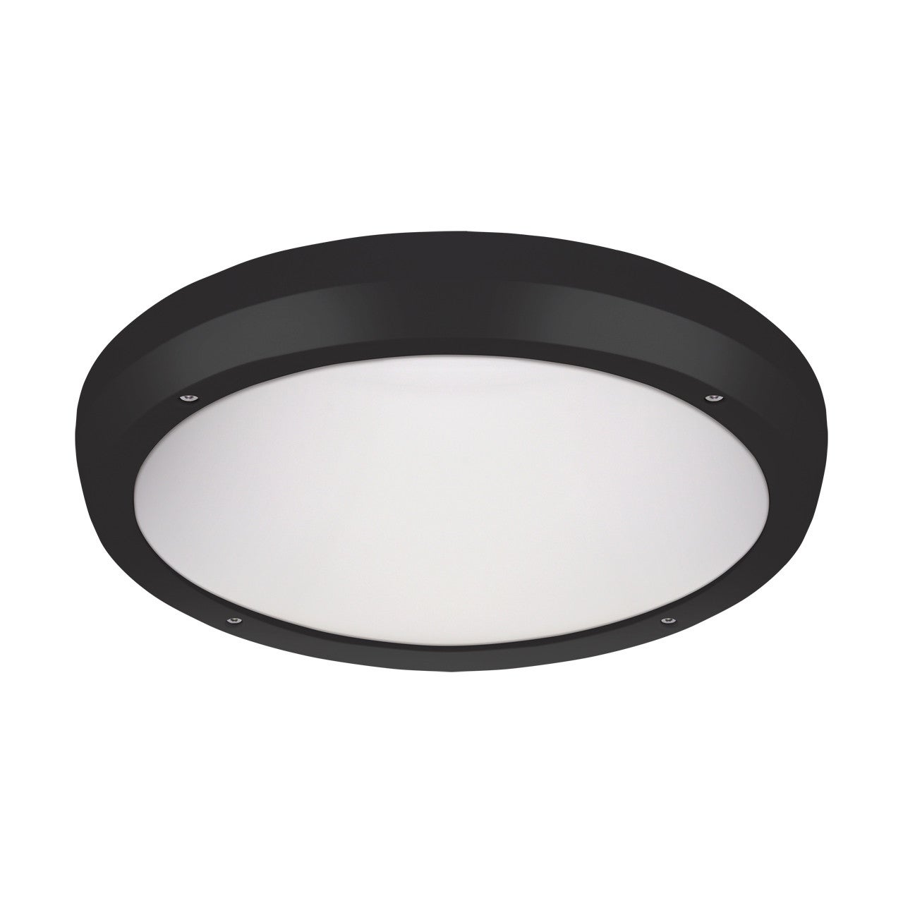 Plafon zewnętrzny Ramen czarno-biały 2xE27x18W IP65 wym: 9,1 x 30 x 30 cm tworzywo sztuczne Struhm