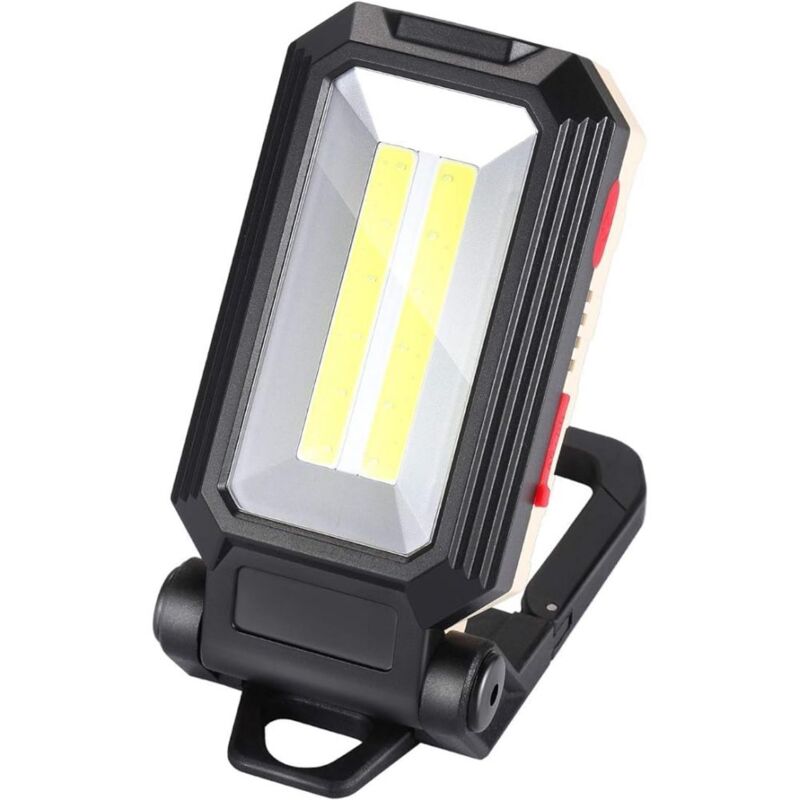 Akumulatorowa lampa robocza – podstawa magnetyczna – 4 tryby oświetlenia – czas pracy baterii od 2 do 4 godzin – lampa warsztatowa LED