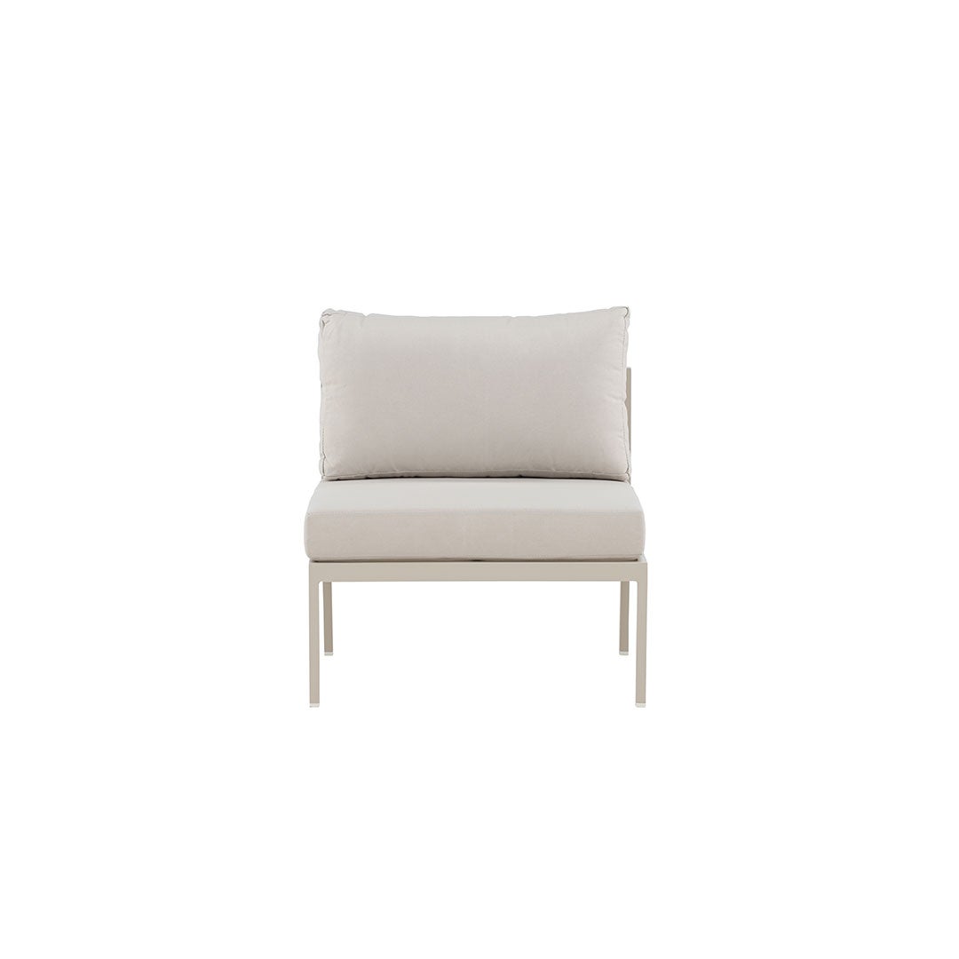 Copacabana sofa ogrodowa część środkowa beżowa.
