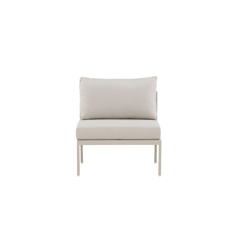 Copacabana sofa ogrodowa część środkowa beżowa.