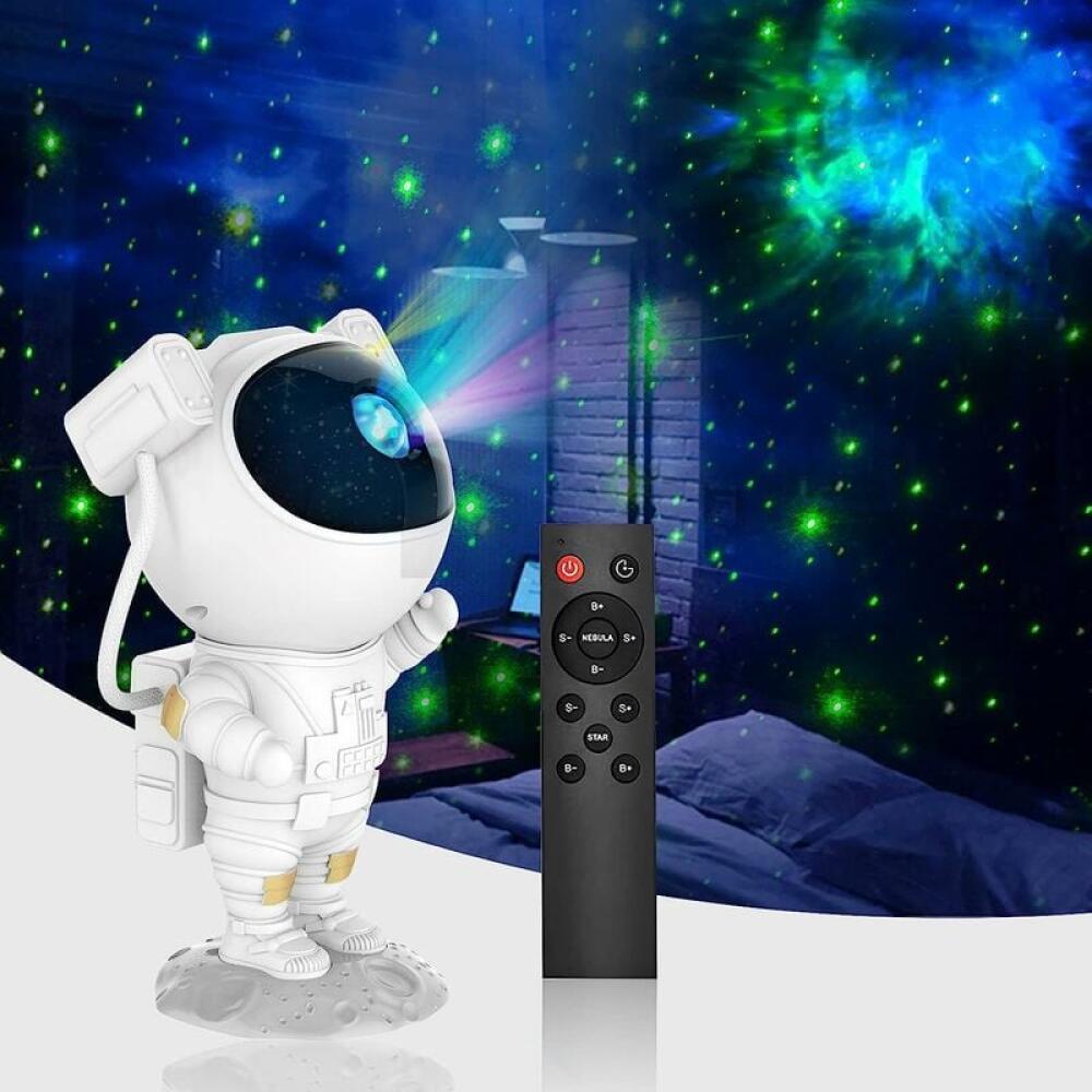 Lampka nocna Starlight, projektor gwiazd Interstellar Wanderer z efektem mgławicy, pilot w zestawie, lampa Starry Sky do sypialni