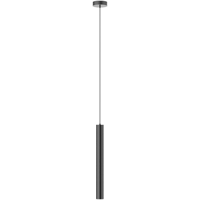 Dwa komplety nowoczesnych lamp wiszących LED, metalowe lampy sufitowe, czarne lampy wiszące, 30 cm