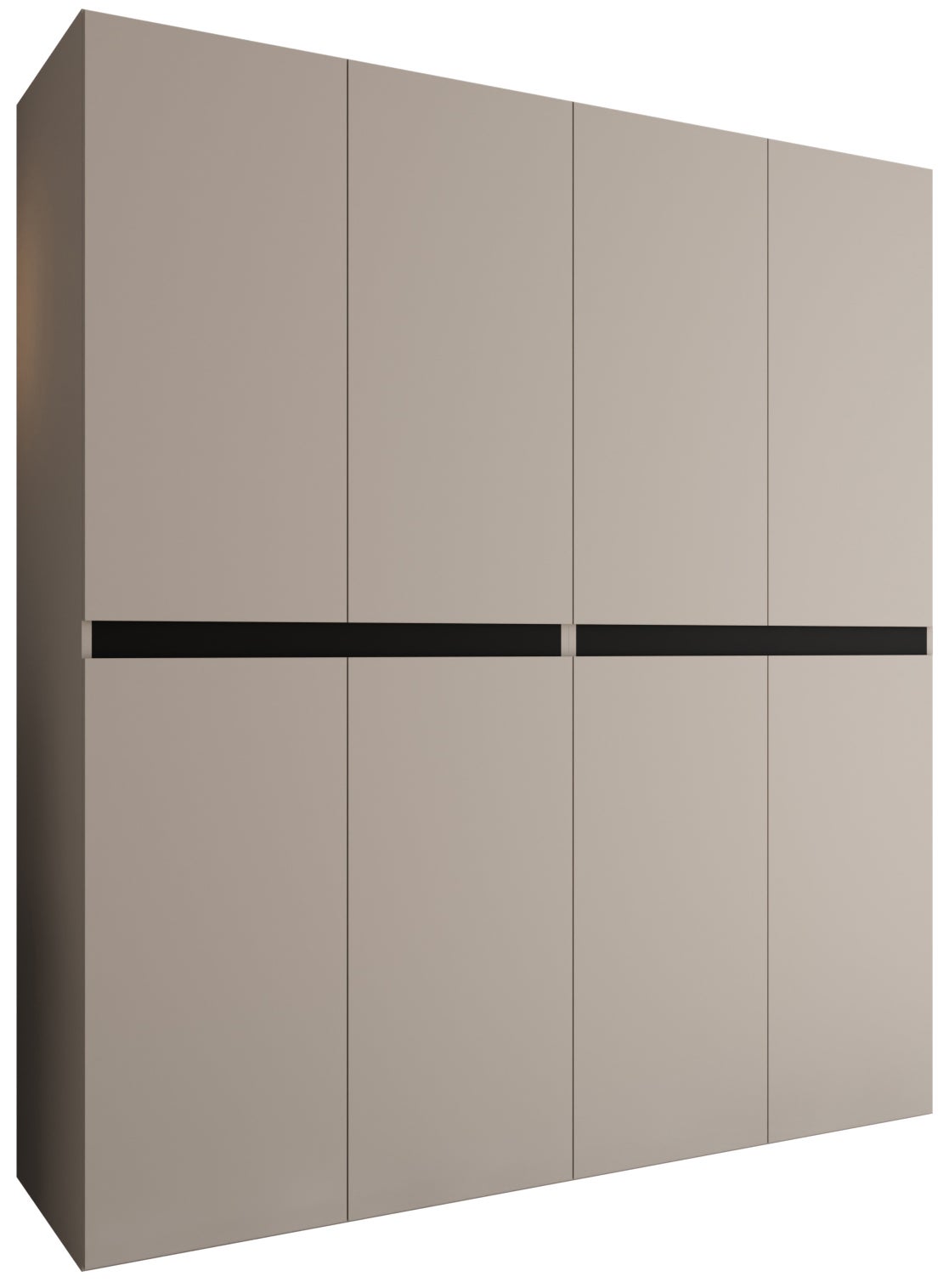 Szafa uchylna otwierana SALSA 180 x 52 x 203 cm kaszmir Abiks Meble
