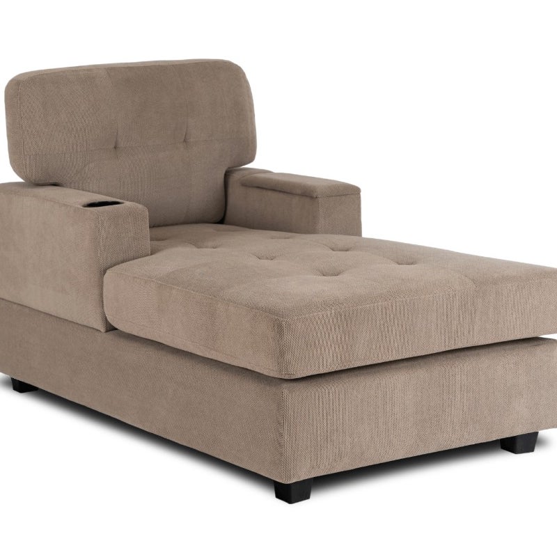 Fotel Wypoczynkowy Kanapa Sofa Do Salonu Sypialni Tapicerowany Beżowy NEO