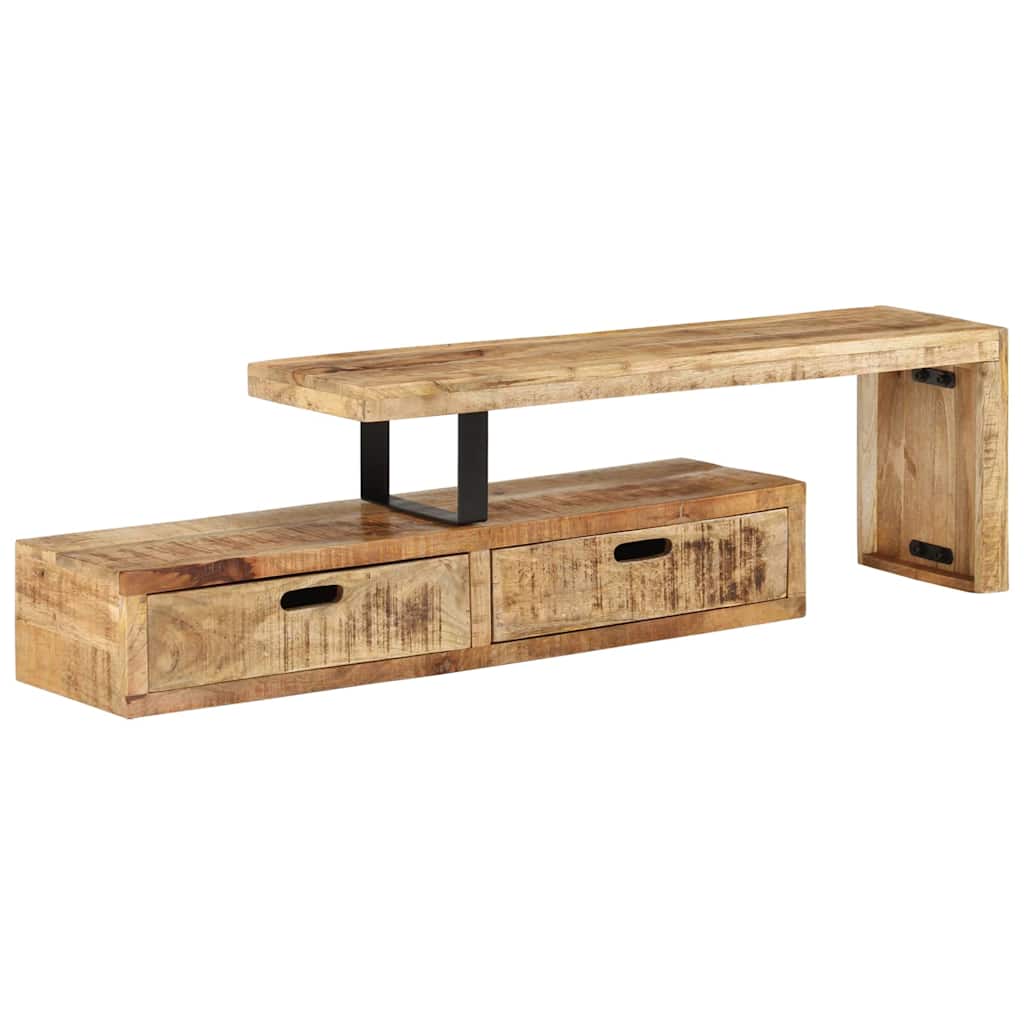Stojak pod TV (118-200) x 30 x 40 cm Drewno lite Mango