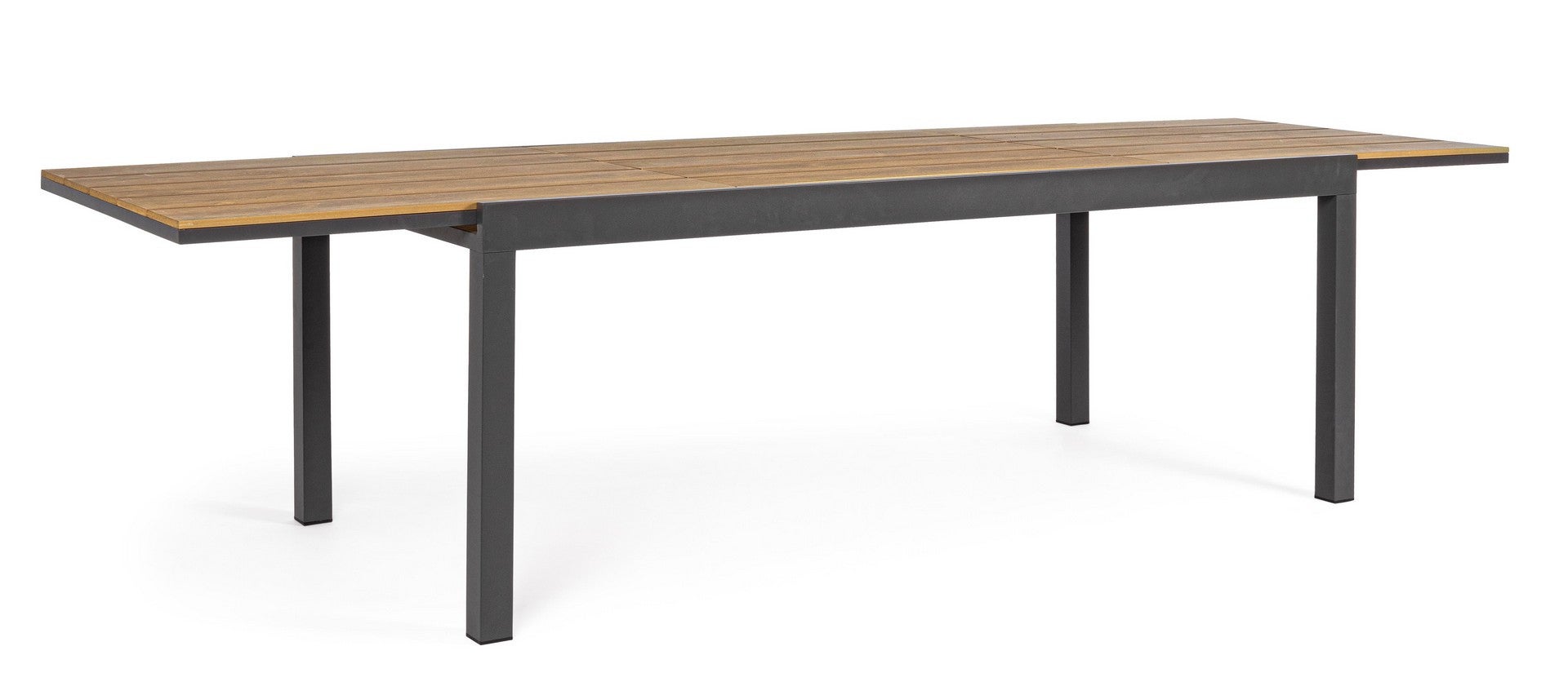 Rozkładany stół aluminiowy z blatem Polywood 200-300X95 Antracyt