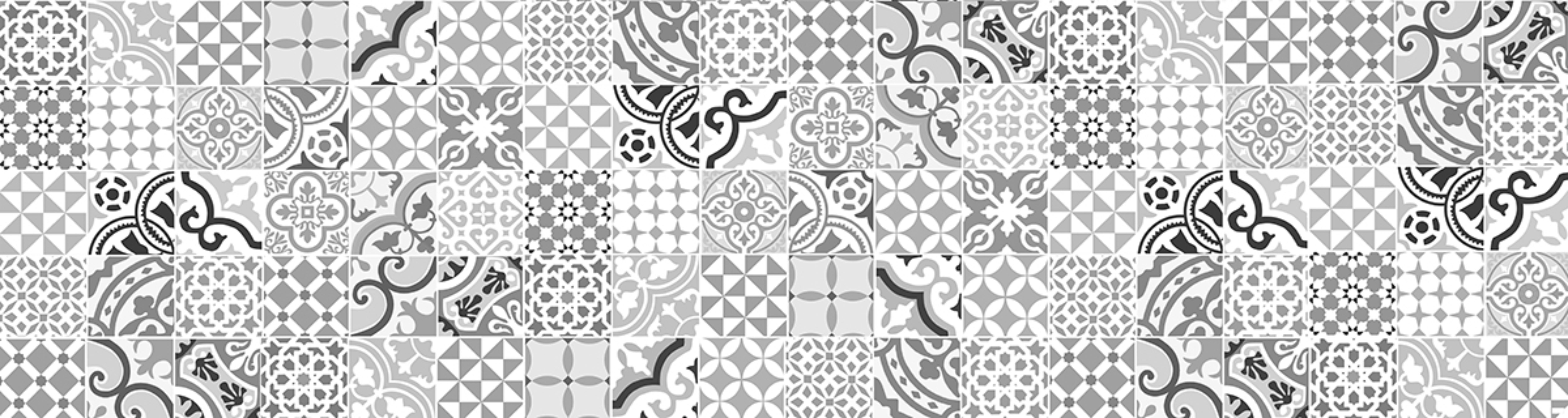 Dywan winylowy Chamonix 80x300 cm - antypoślizgowy PVC, winylowy do kuchni lub salonu, zmywalny, styl hydrauliczny