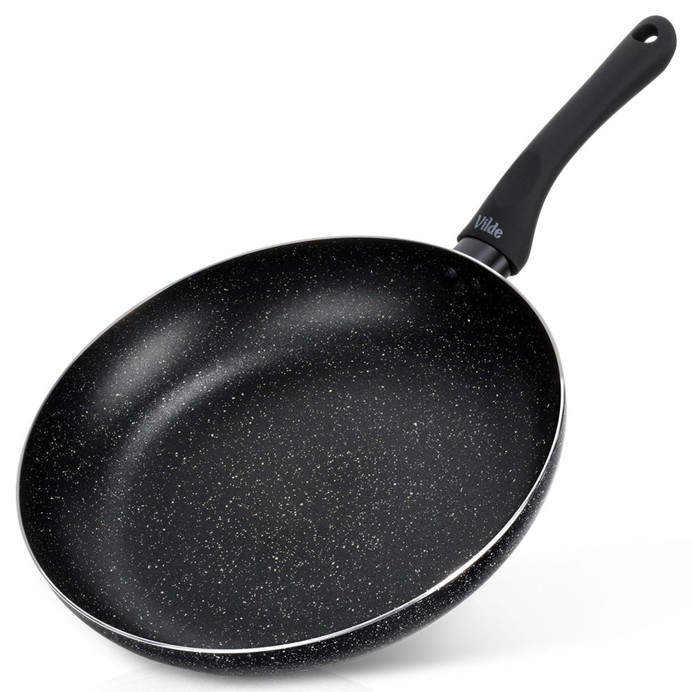 Patelnia granitowa BLACK LINE 28 cm