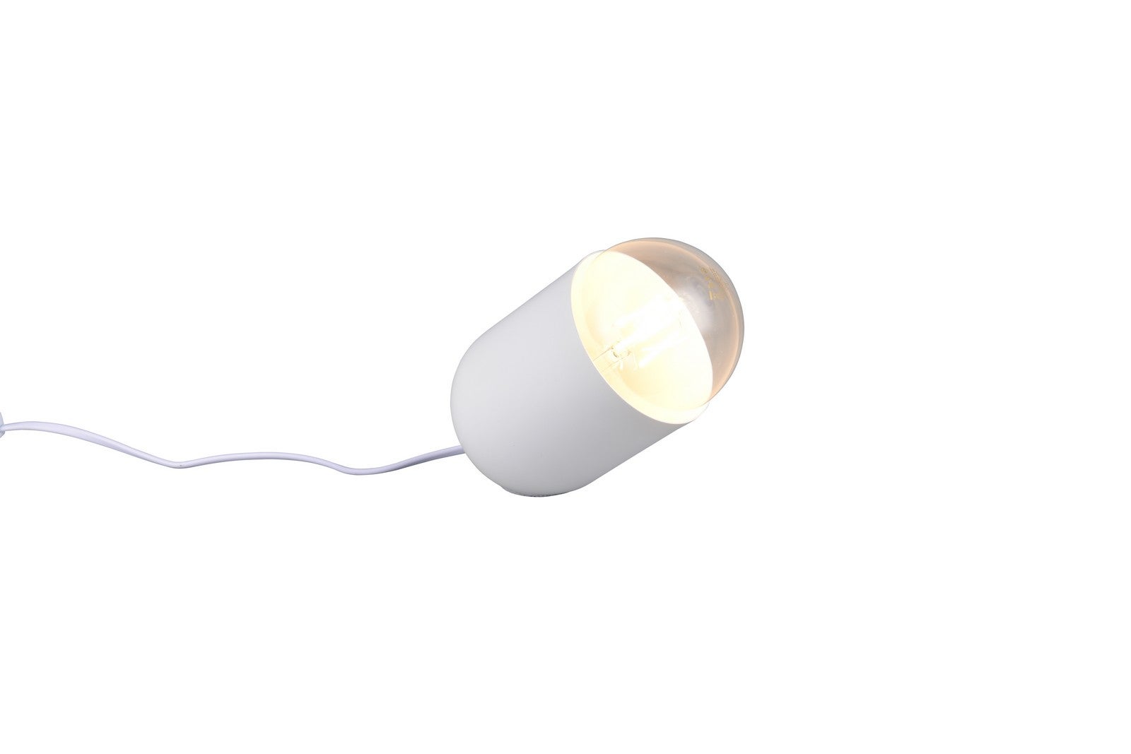 Lampa stołowa NARA 1xE27x15W metal biały matowy wym:13,5x14x10cm IP20 RL