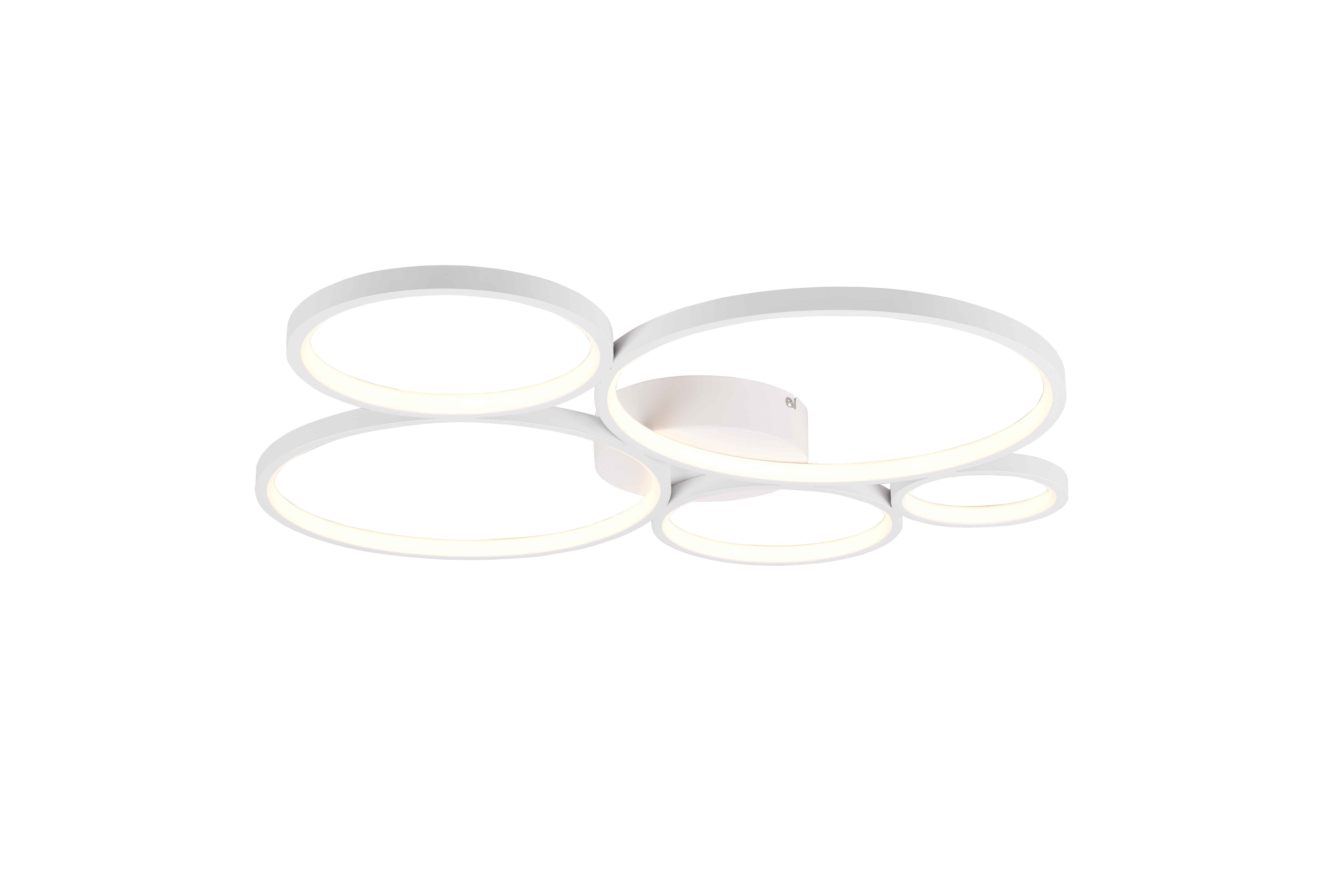 Lampa sufitowa nowoczesna wbudowany LED RONDO biały Trio 622610531