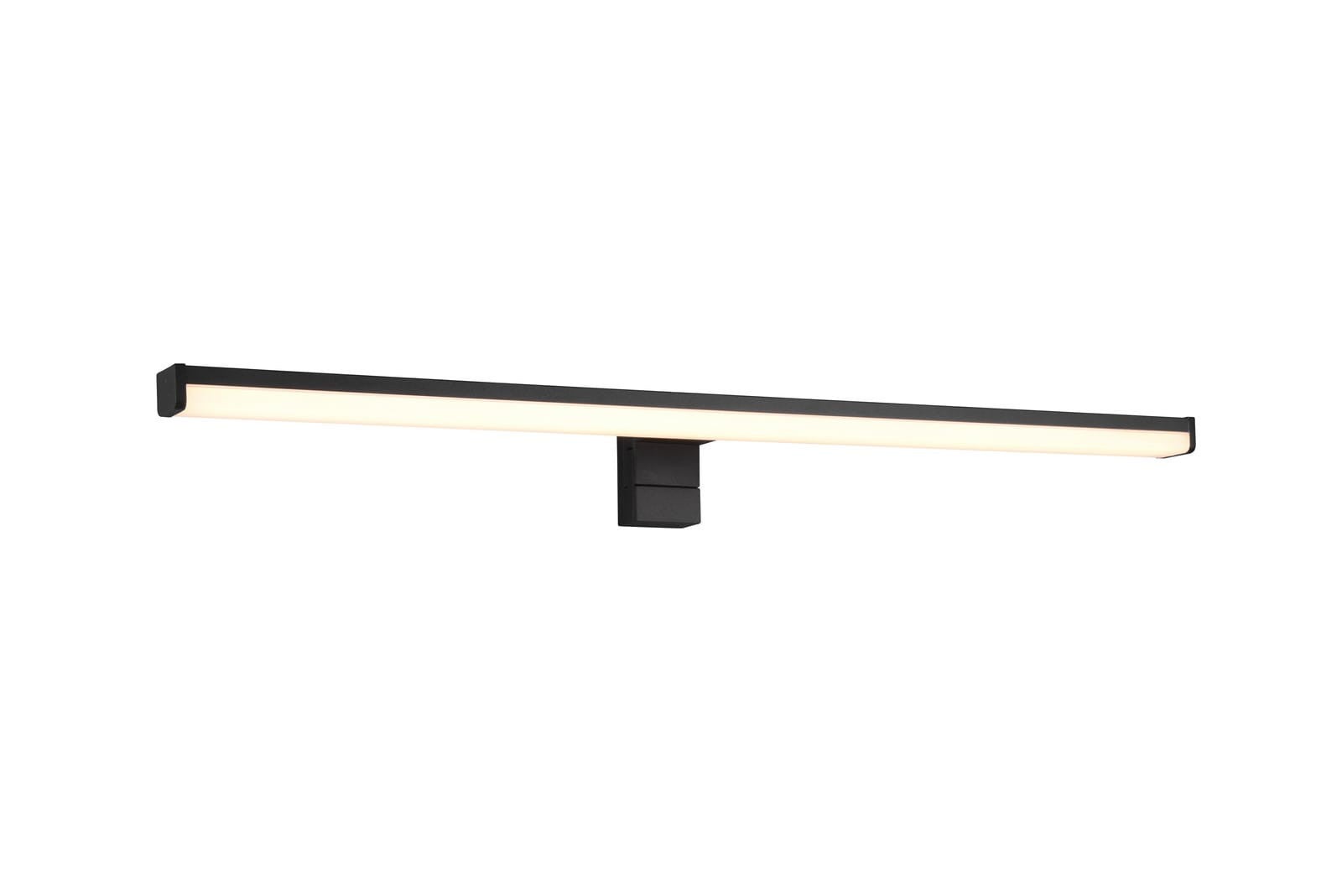 Kinkiet ścienny Lino czarno-biały LED 11W 3000K 1200lm do łazienki wym: 6 x 60 x 60 cm tworzywo sztuczne IP44 Trio