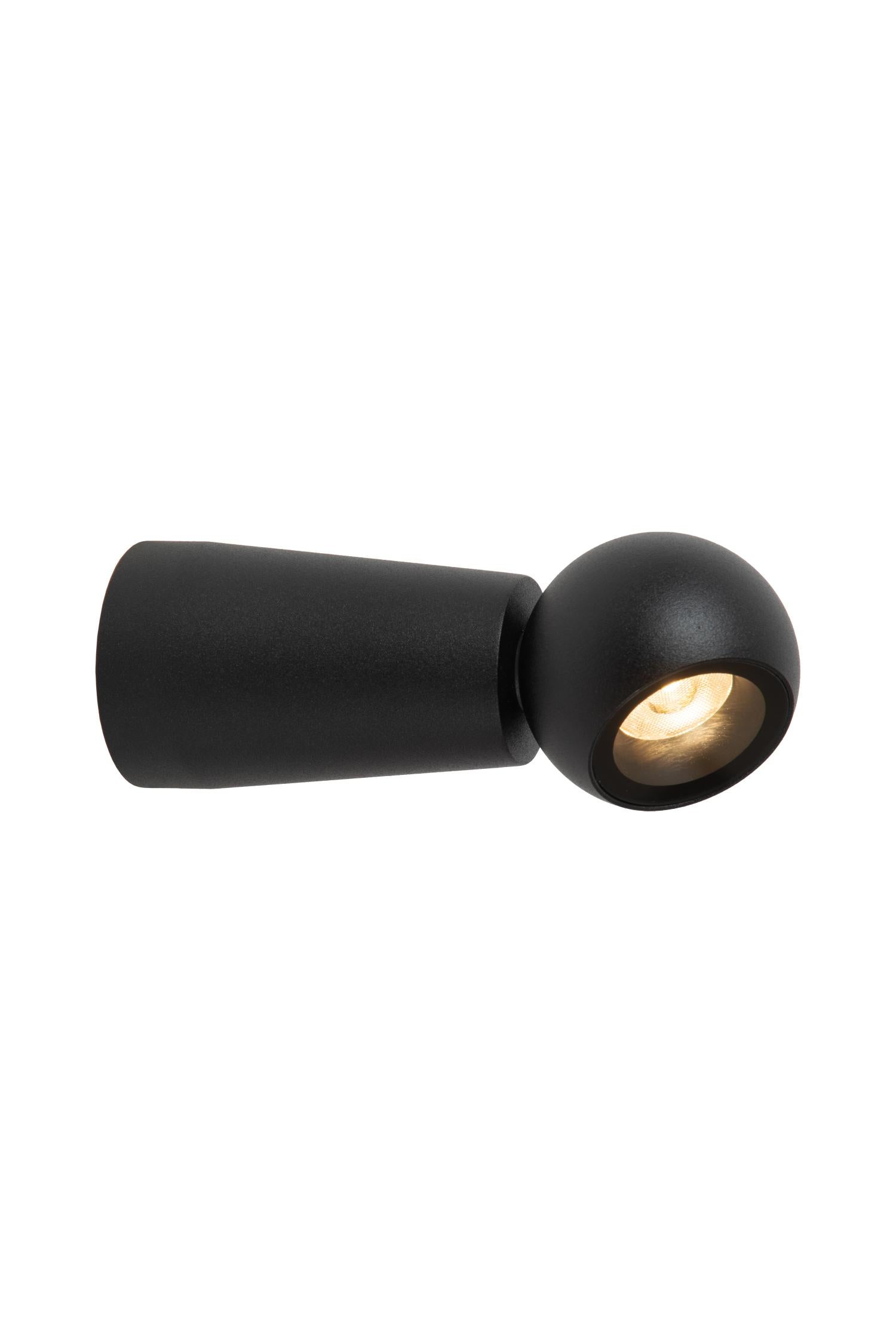 Kinkiet zewnętrzny LED IPSOS 5W aluminium czarna wym:15x6x6cm IP54 Lucide