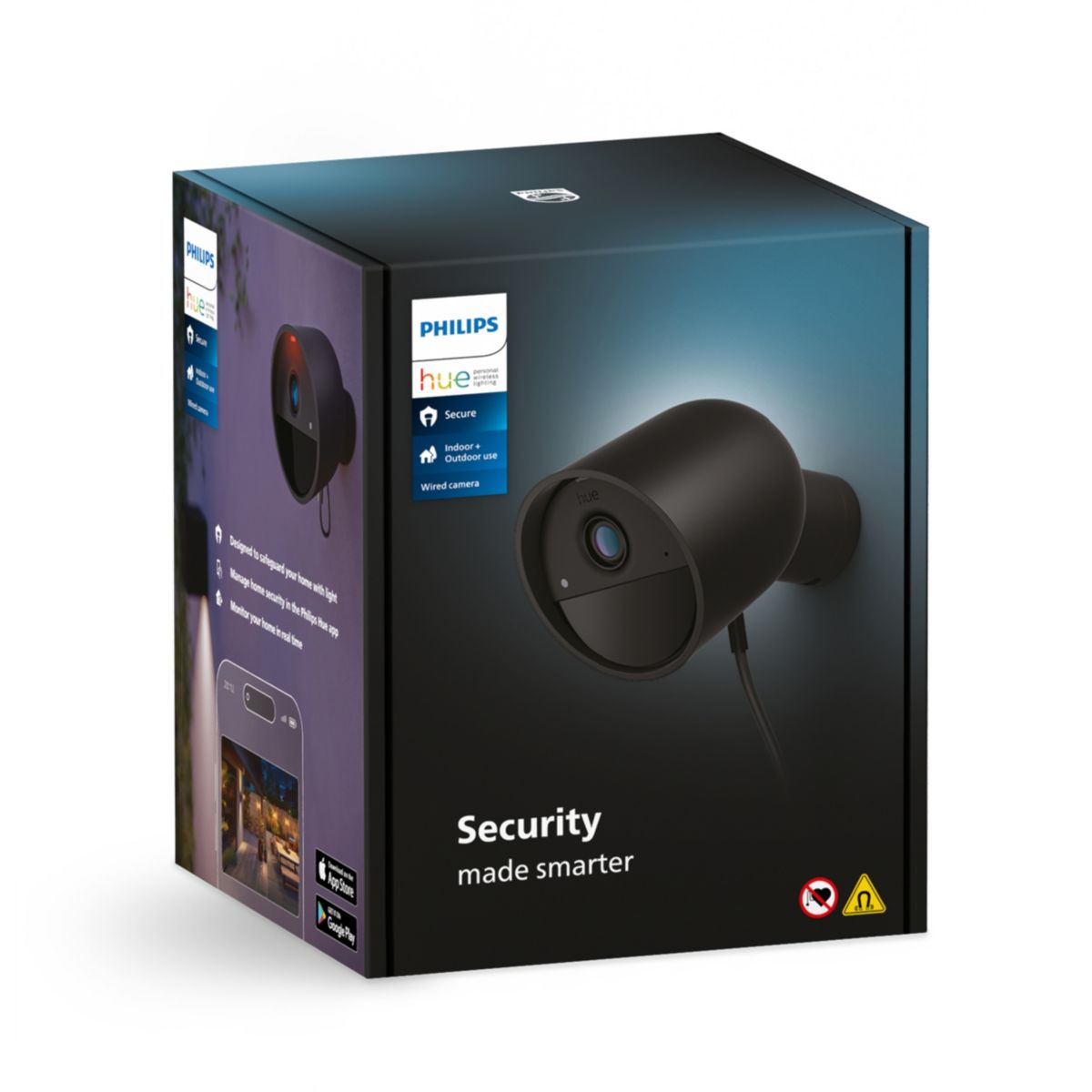 Kamera do monitoringu Philips Hue HD 1080p Automatyczna nocna wizja