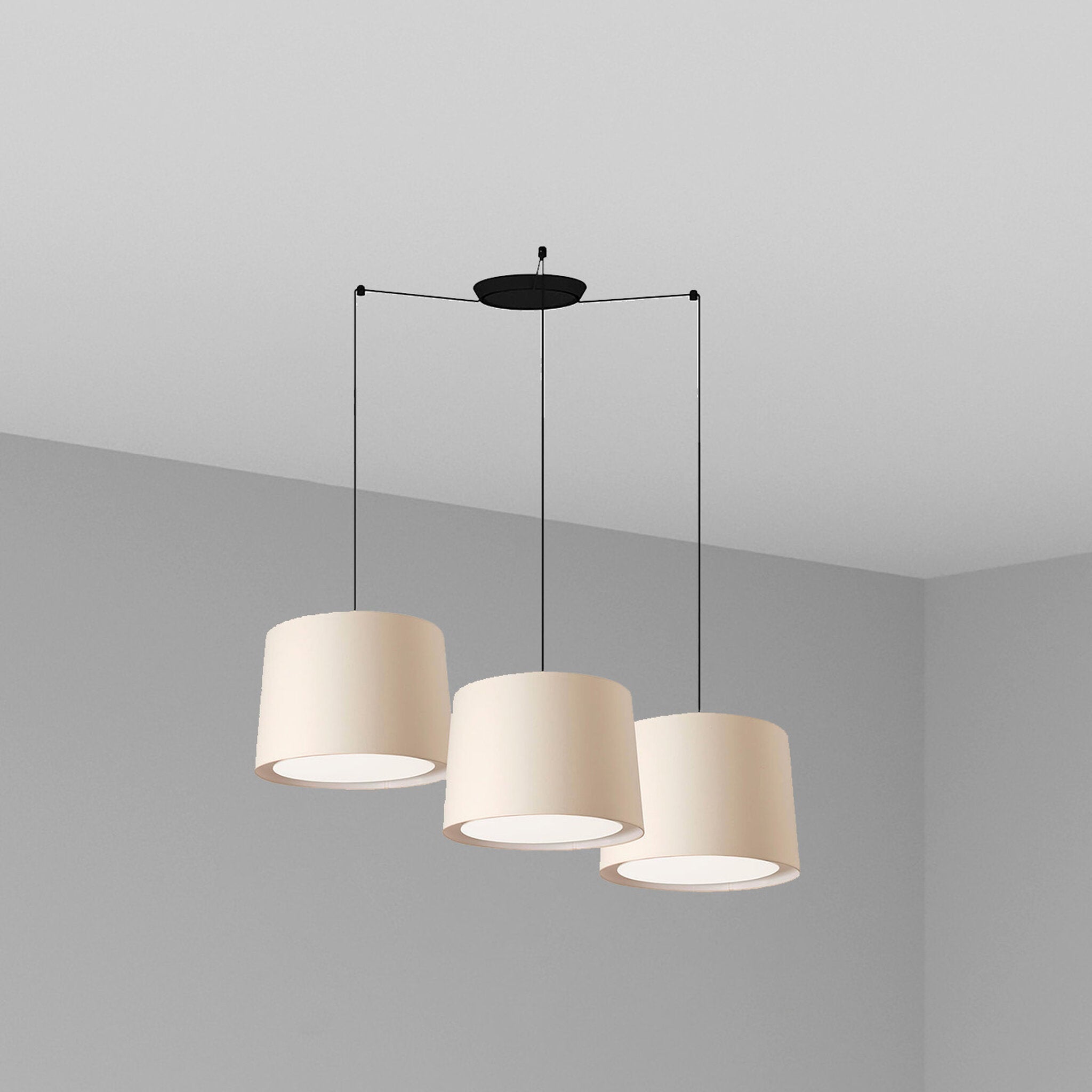 Lampa wisząca CONGA 3L Beżowa