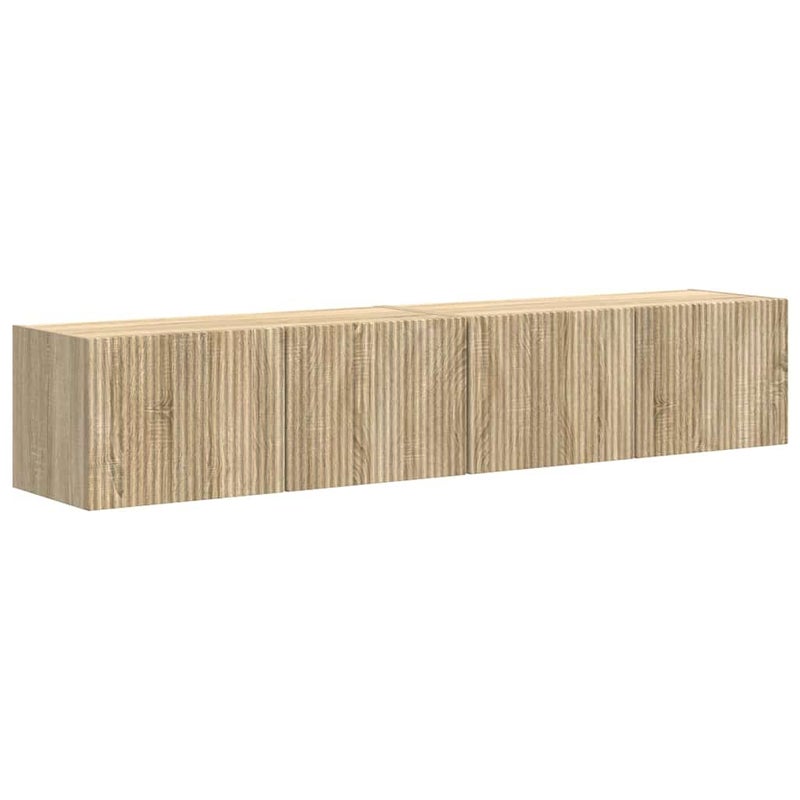 Szafka pod telewizor 2 pcs Sonoma Drewno inżynieryjne