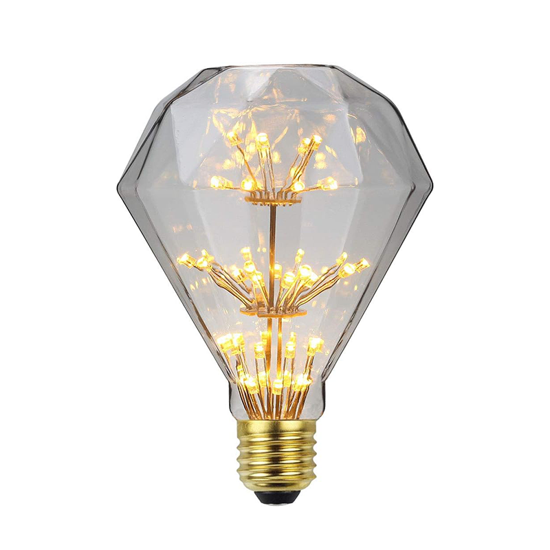 Żarówka LED RGB Starry Firework Edison Żarówka dekoracyjna o ciepłym świetle 3W