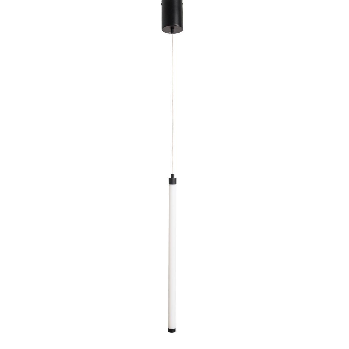 Lampa wisząca Cilinder LED 16W Ciepła biel biało-czarna wym: 50 x 5 x 5 cm Abigali