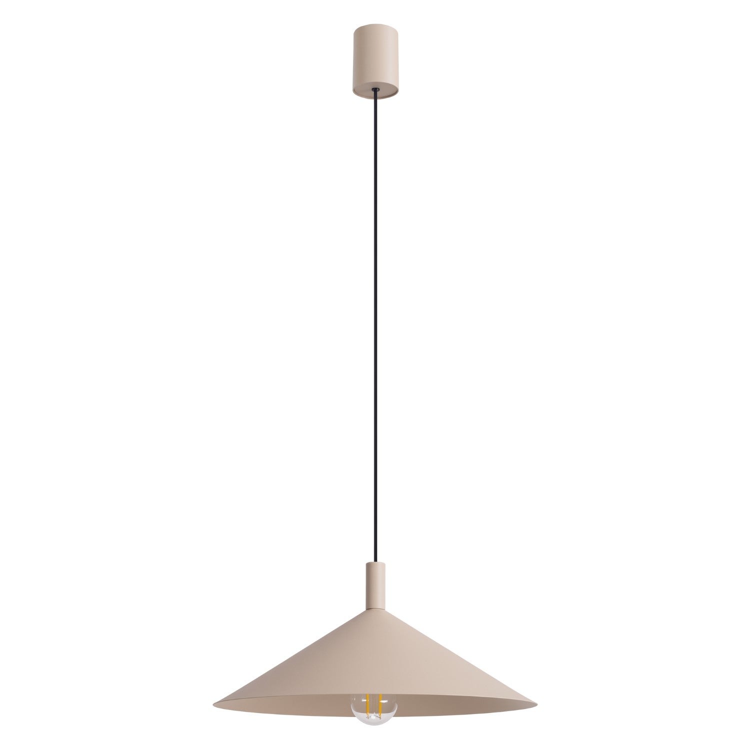 Sollux Nox Kinkiet kopułkowy 40 cm, taupe 1x E27