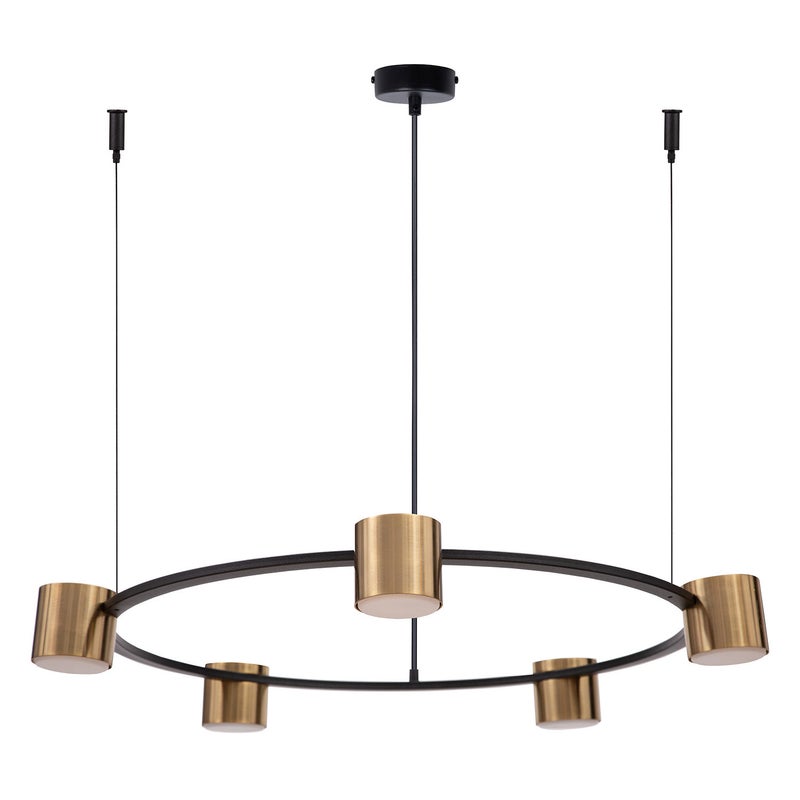 Lampa wisząca KODO czarna 5 x GX53 x 12W wym: 150 x 72 x 72 cm Sigma Lighting