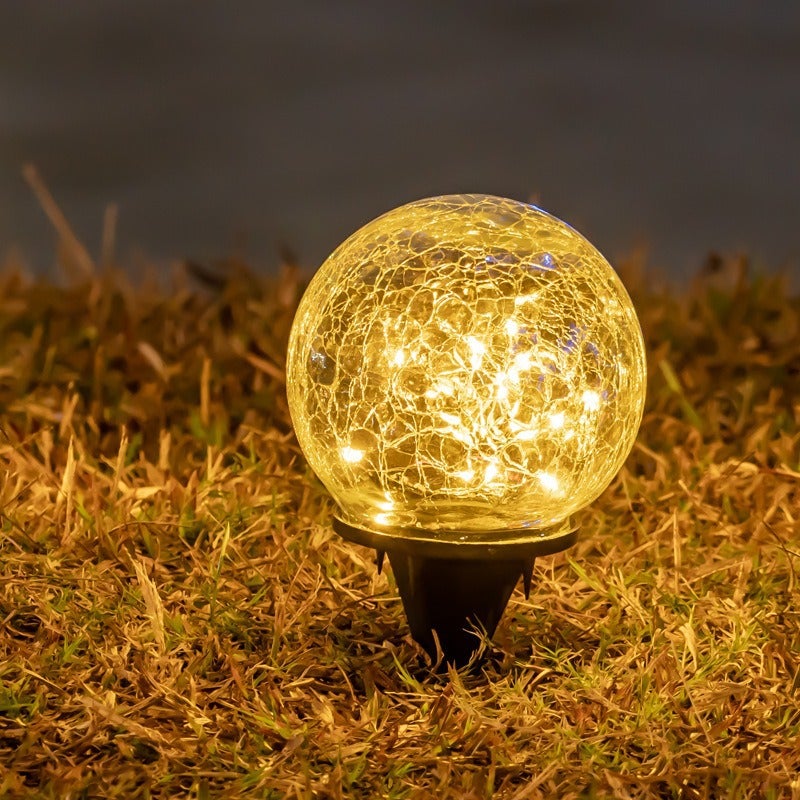 Lampy z efektem trzaskania zasilane energią słoneczną, latarnie uliczne, oświetlenie nastrojowe do ogrodów zewnętrznych. 2V 80MA (Ni-MH 600mAh)