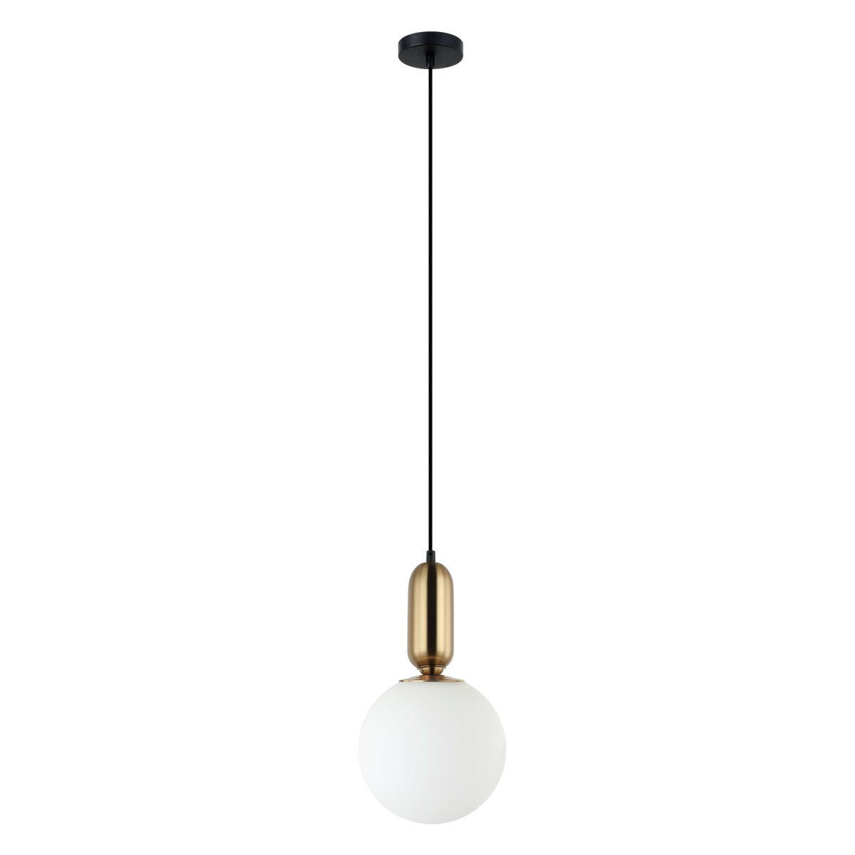 Lampa wisząca kula Aldeva brąz antyczny 1xE27x40W metal wym:120x20x20cm IP20 Italux
