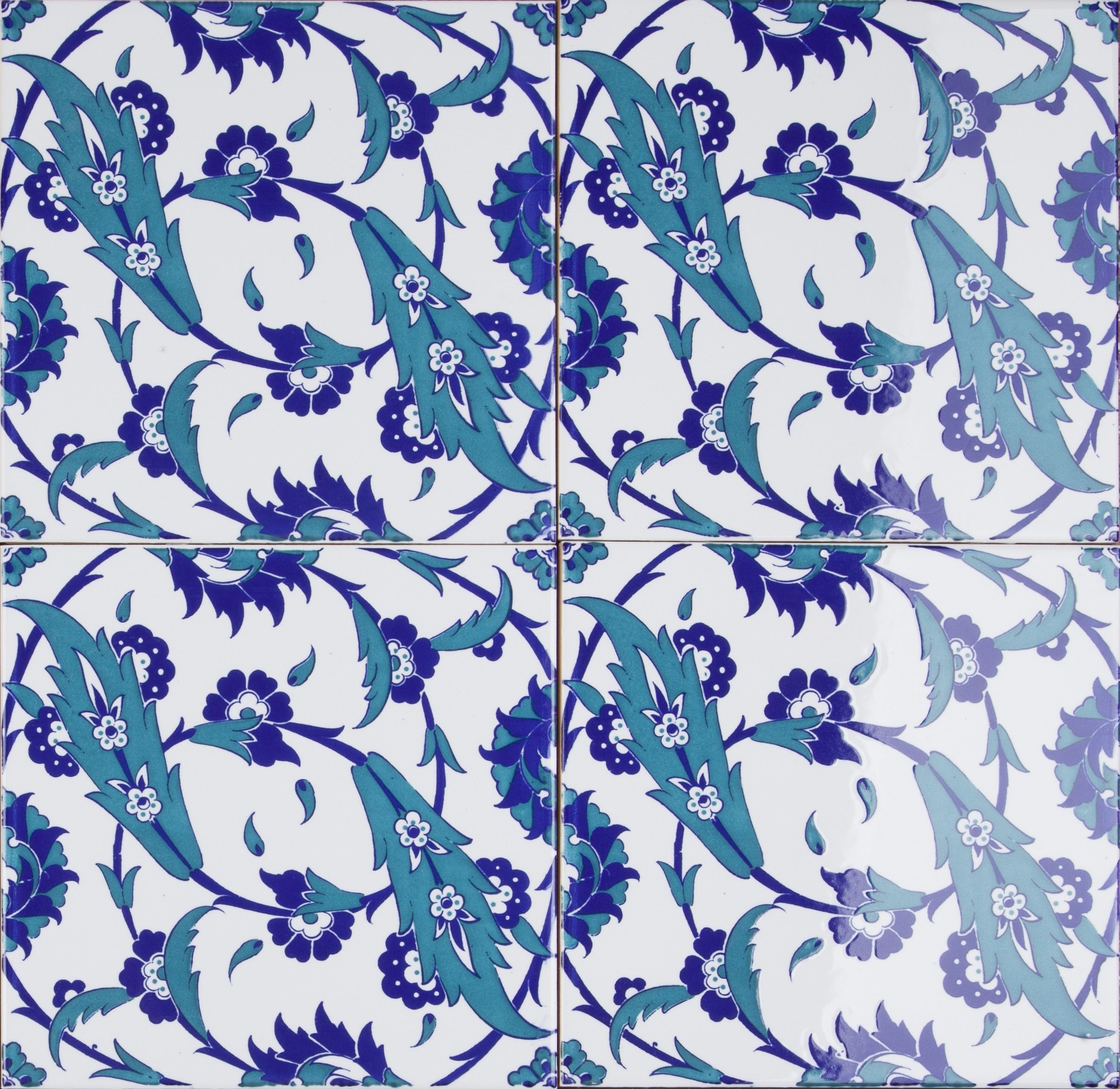 Cerames – płytki Iznik 20×20 cm "Esin" – opakowanie 12 szt. (0,48 m²) – płytki ceramiczne z orientalnymi motywami.
