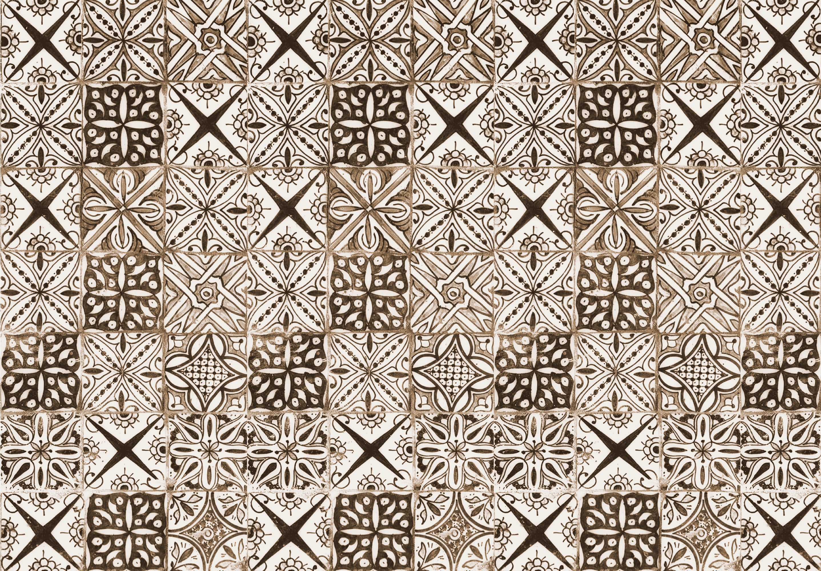 Dywan winylowy Yaminah 160x230 cm - antypoślizgowy PVC, winylowy do kuchni lub salonu, zmywalny, w stylu hydraulicznym