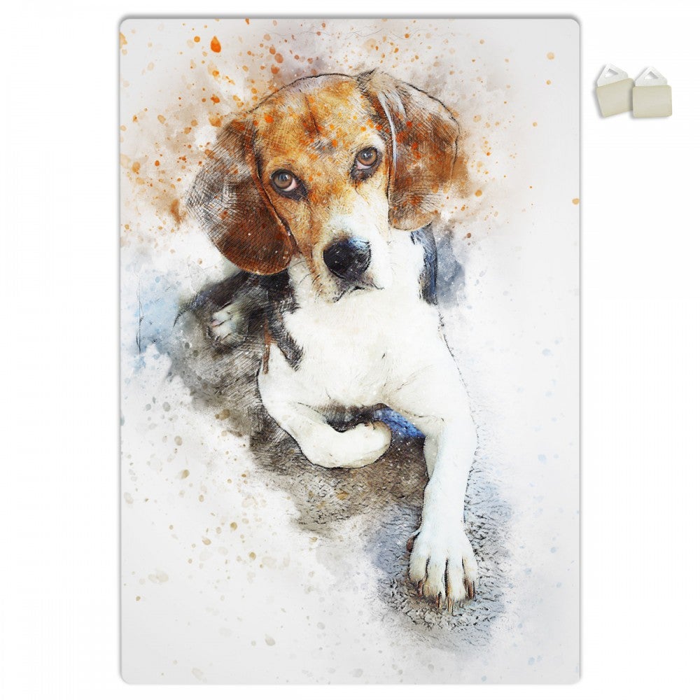 BEAGLE - obraz na PLAKATU z ekspandowanego PCV Forex o grubości 3mm - rozmiar 100x70cm