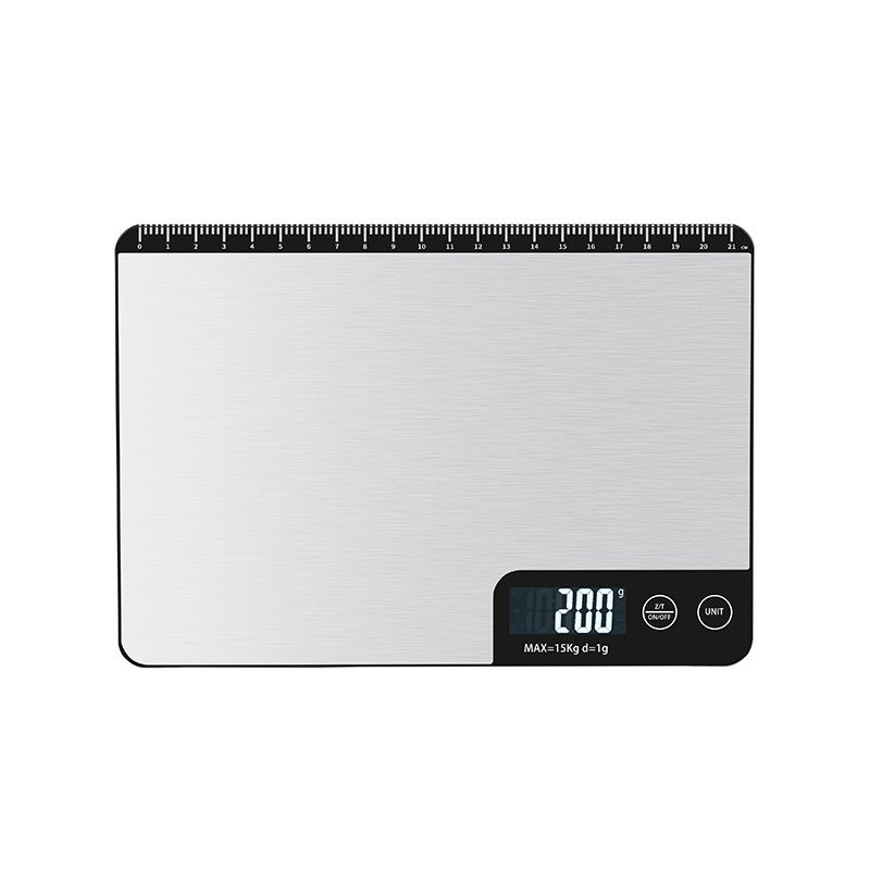 15 kg elektroniczna waga kuchenna, profesjonalna z dużym panelem, precyzyjną wagą, czułym ekranem dotykowym i wyświetlaczem LCD, funkcją tarowania