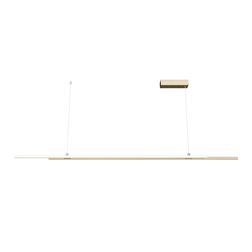 Lampa wisząca liniowa LED złota Halo Maytoni MOD005PL-L36BSK
